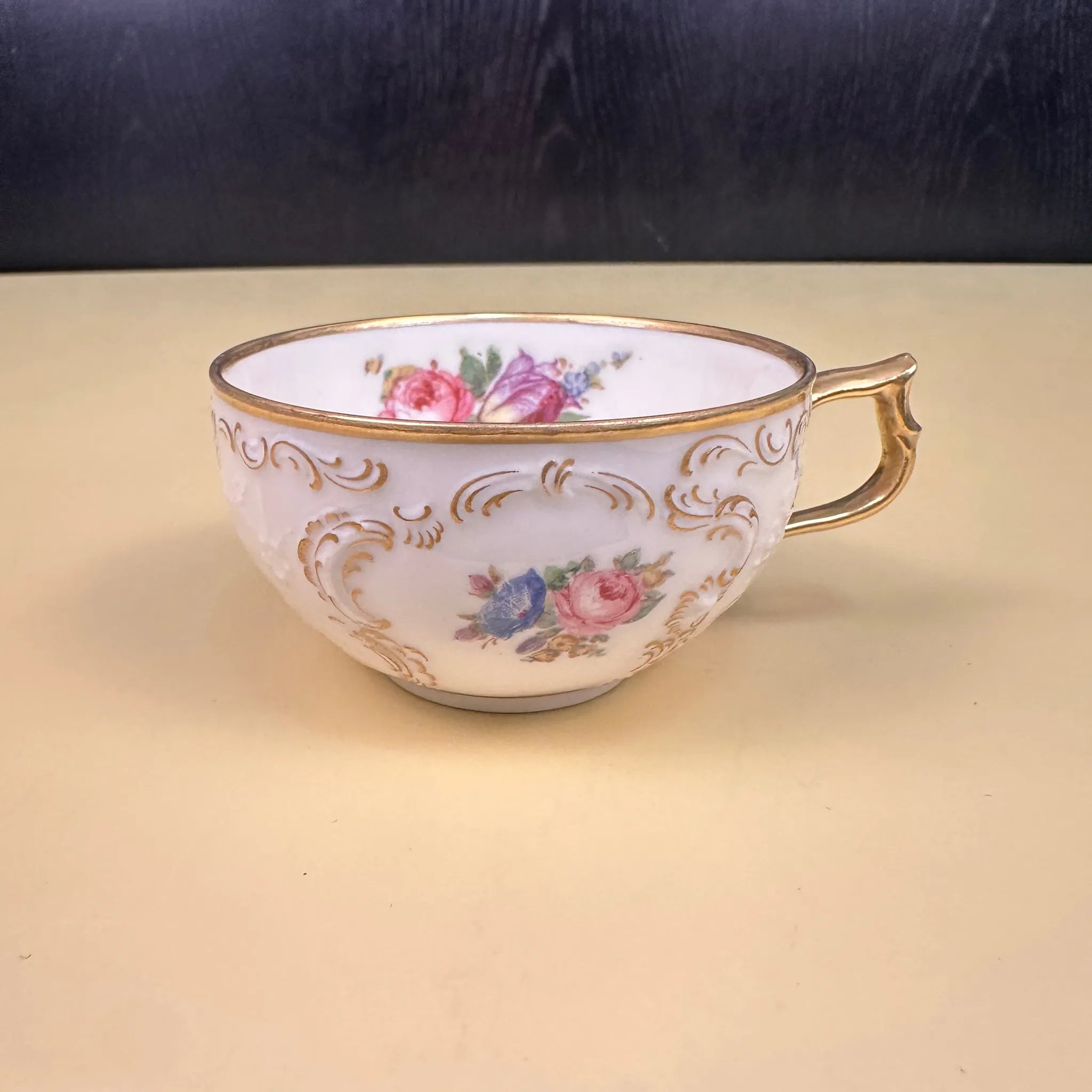 【アンティーク】 ミニティーカップ&ソーサーセット / Rosenthal(ローゼンタール) / IVORY(アイボリー) / Fine China / ドイツ