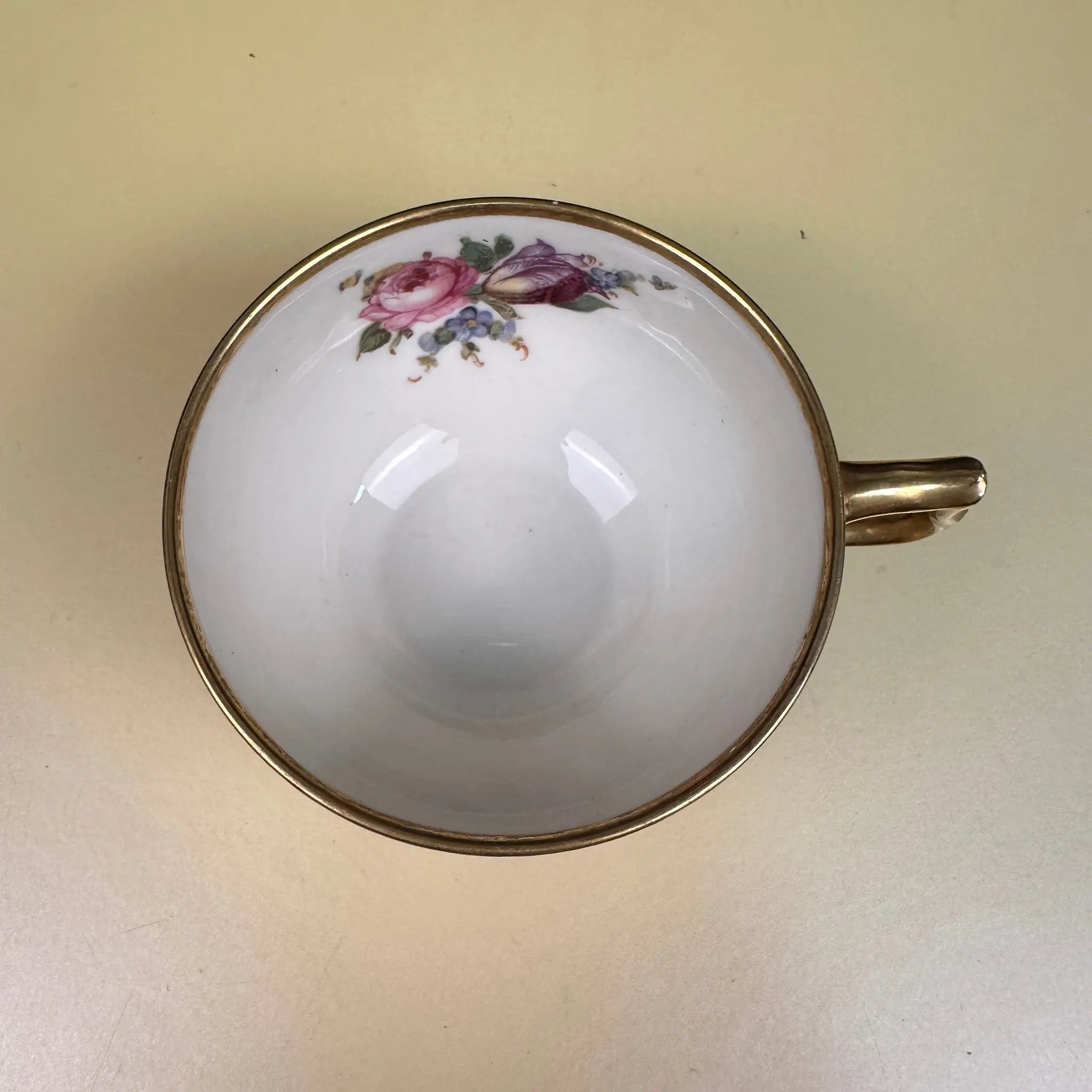 【アンティーク】 ミニティーカップ&ソーサーセット / Rosenthal(ローゼンタール) / IVORY(アイボリー) / Fine China / ドイツ