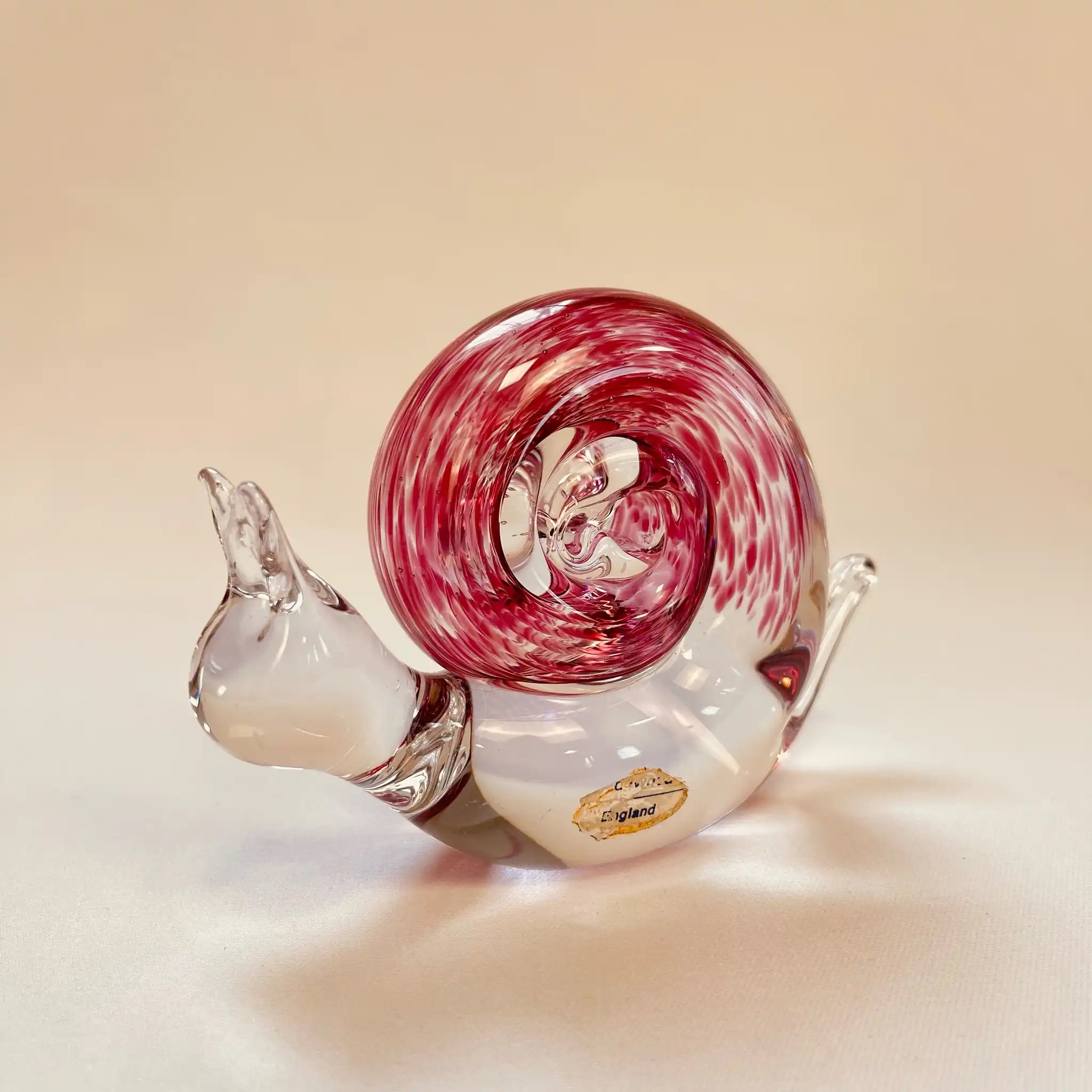 【ビンテージ】 ビンテージガラスオブジェ / WEDGEWOOD(ウェッジウッド) / カタツムリ / イギリス