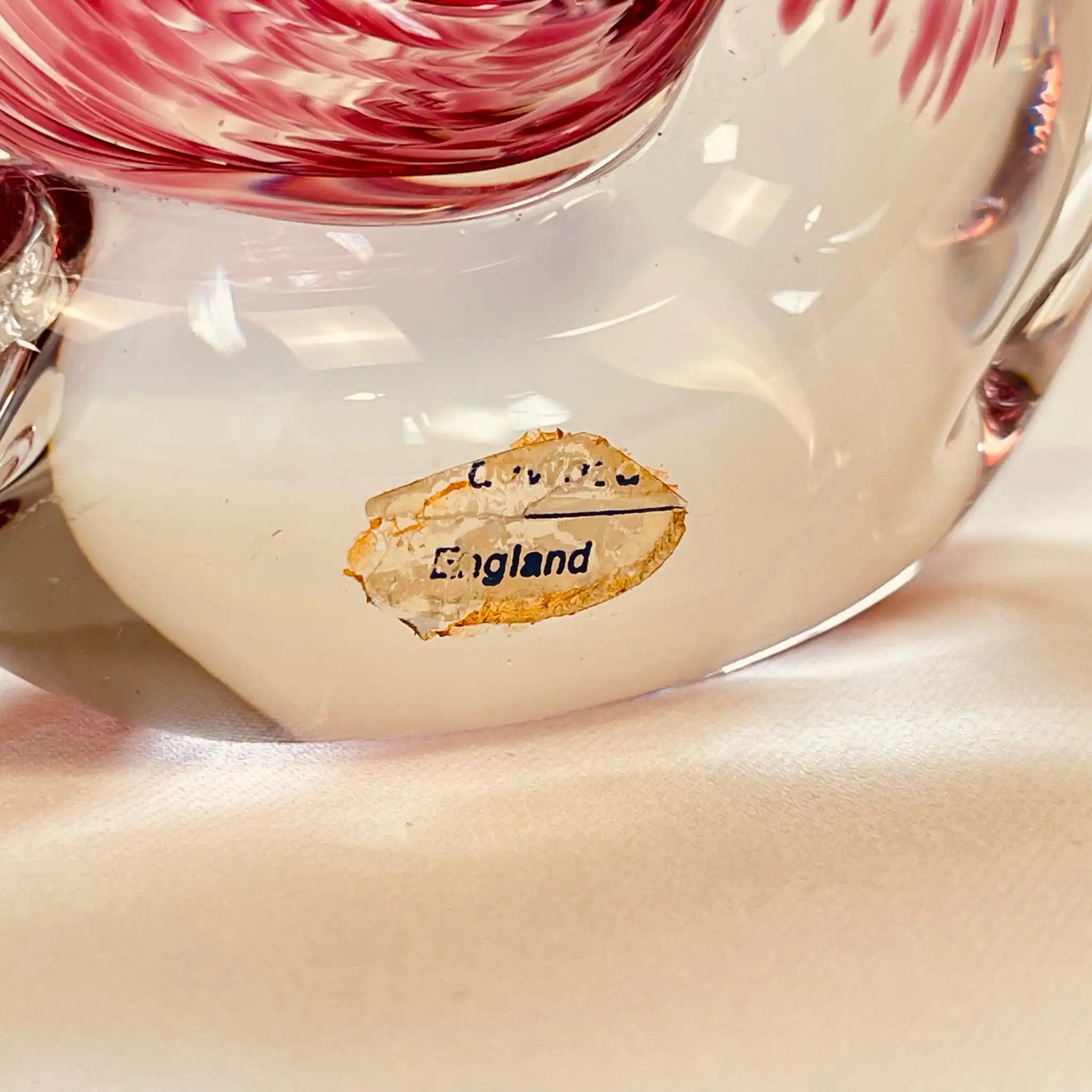 【ビンテージ】 ビンテージガラスオブジェ / WEDGEWOOD(ウェッジウッド) / カタツムリ / イギリス