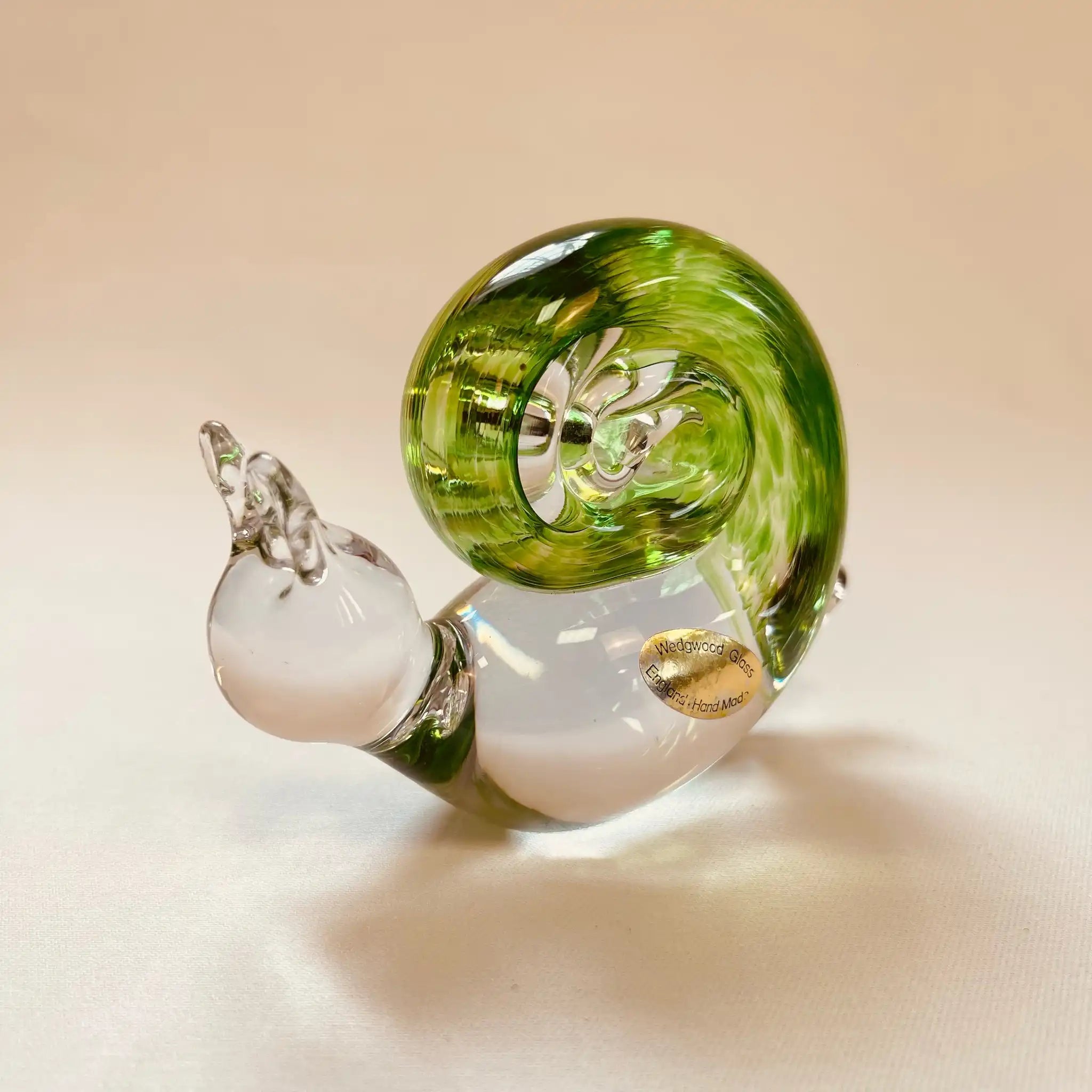 【ビンテージ】 ビンテージガラスオブジェ / WEDGEWOOD(ウェッジウッド) / カタツムリ / イギリス
