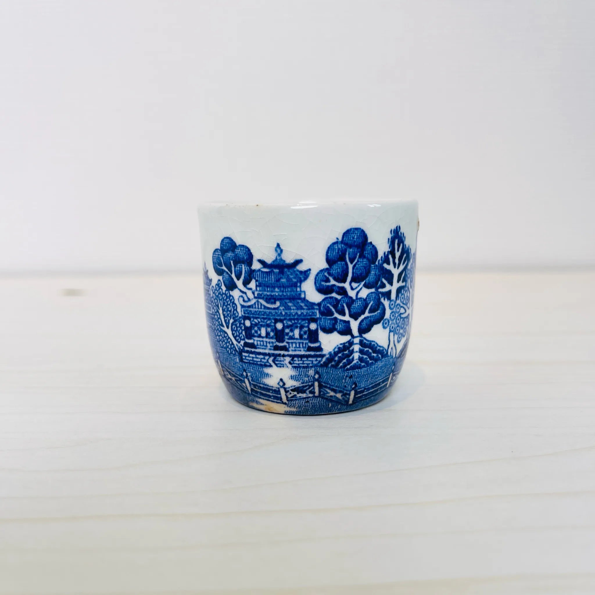 【アンティーク】 カップ / ブルーウィローパターン / イギリス