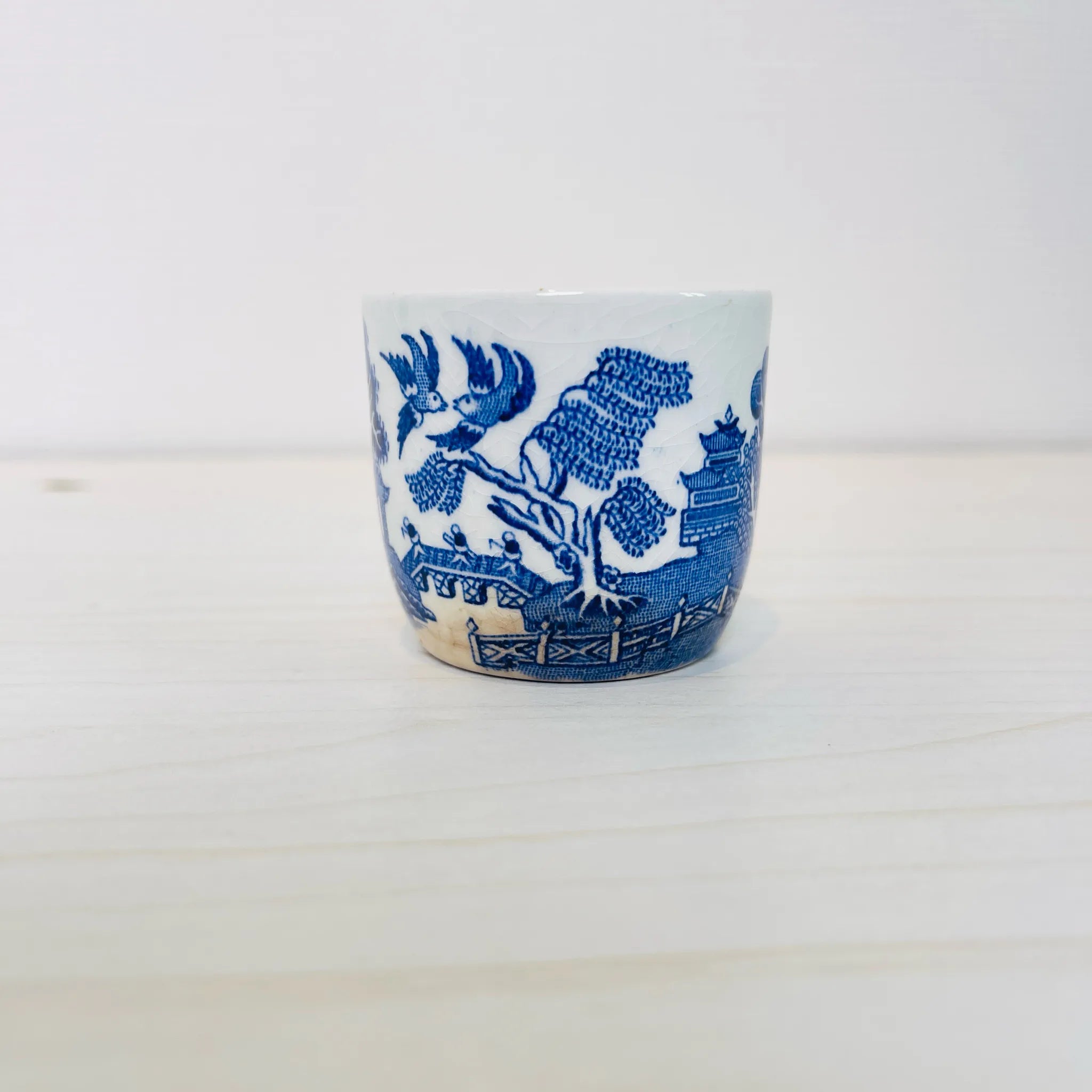 【アンティーク】 カップ / ブルーウィローパターン / イギリス