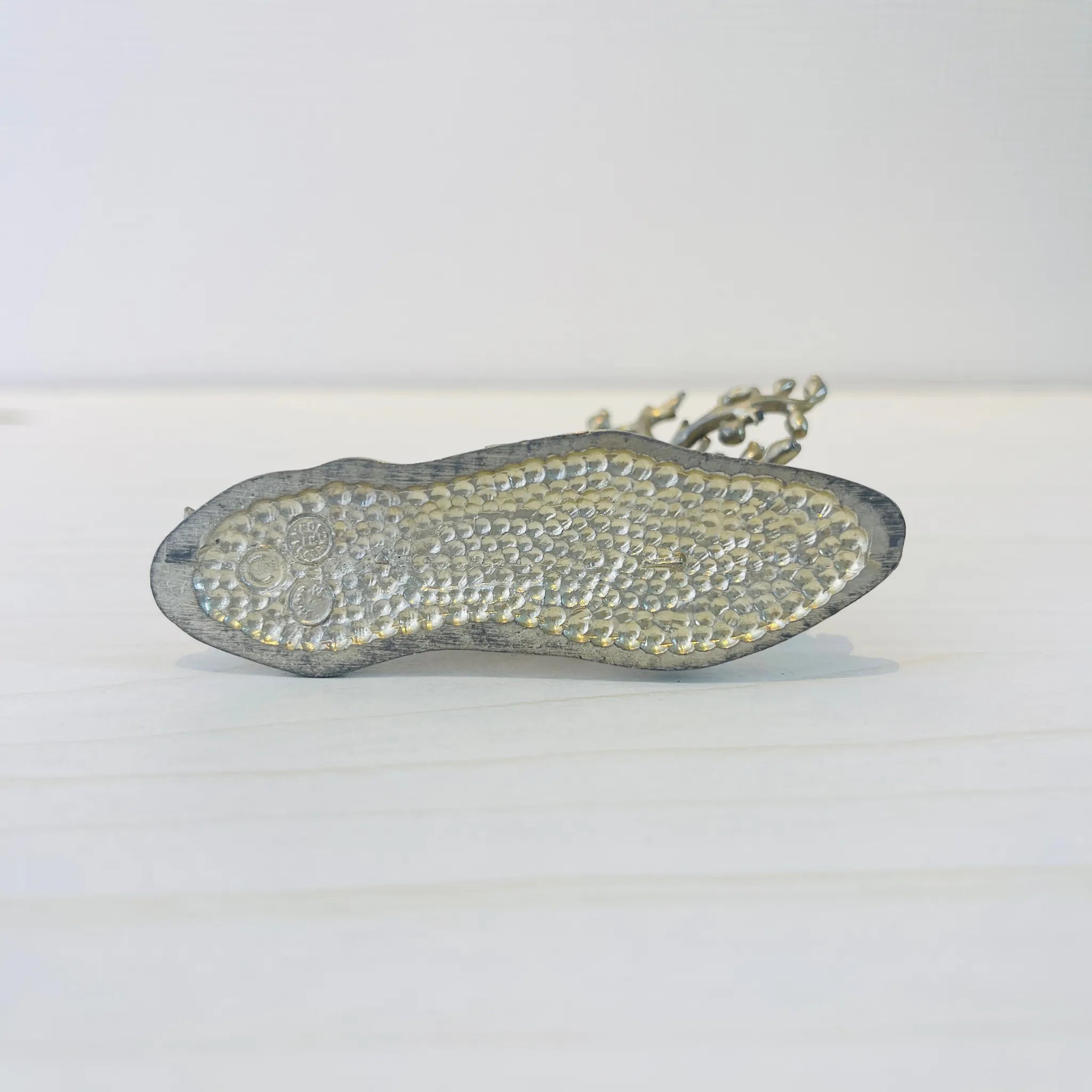 【アンティーク】 真鍮製ミニチュアフィギュア / 小鳥 / 真鍮