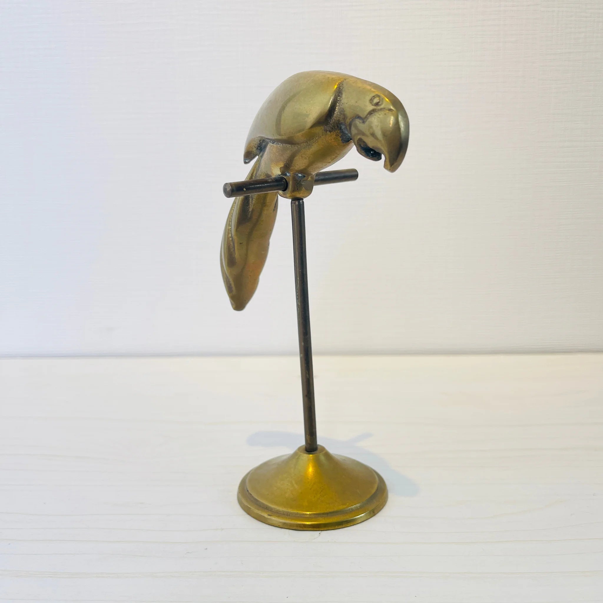 【アンティーク】 真鍮製ミニチュアフィギュア / 鳥 / 真鍮