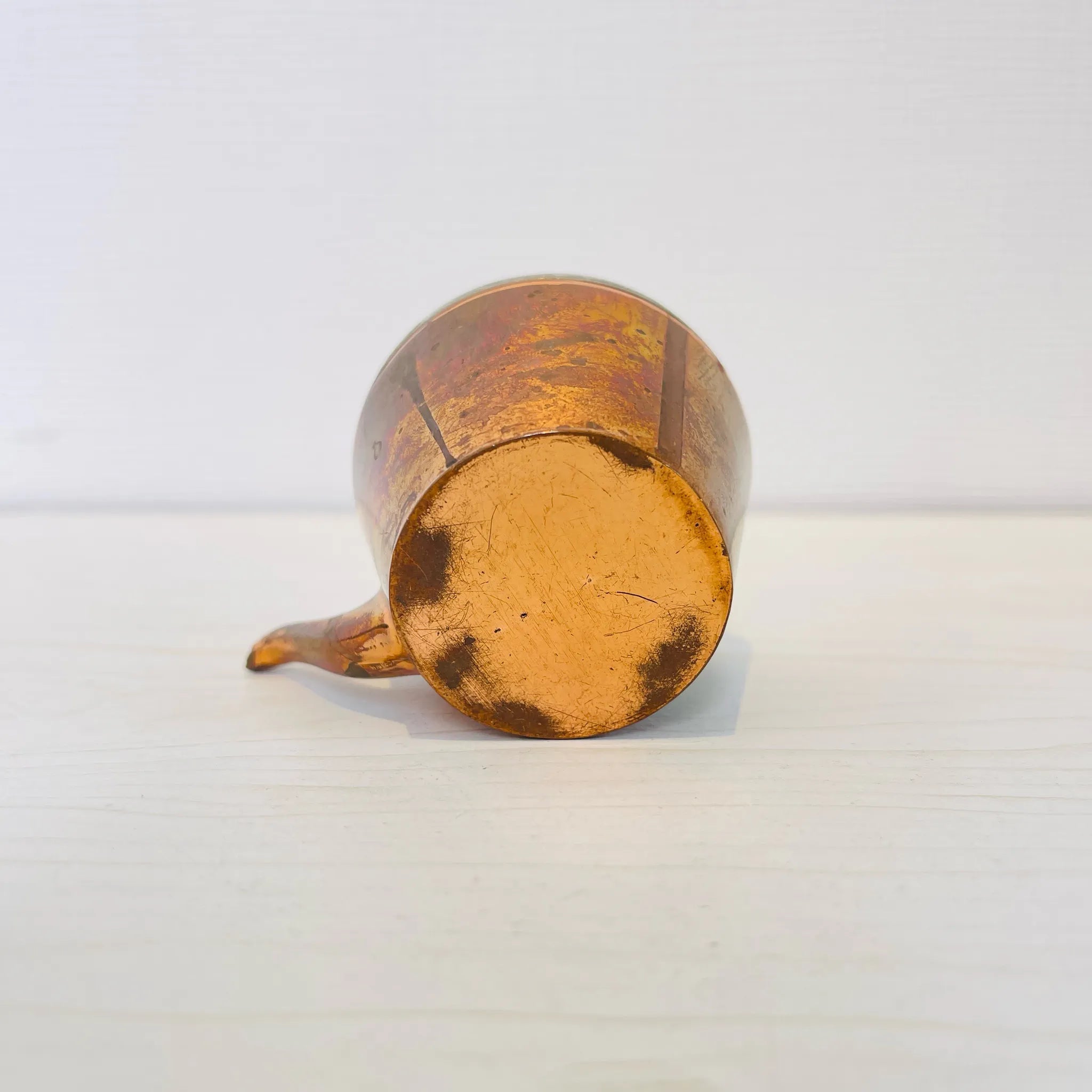 【アンティーク】 真鍮製ミニチュアフィギュア / やかん / 真鍮