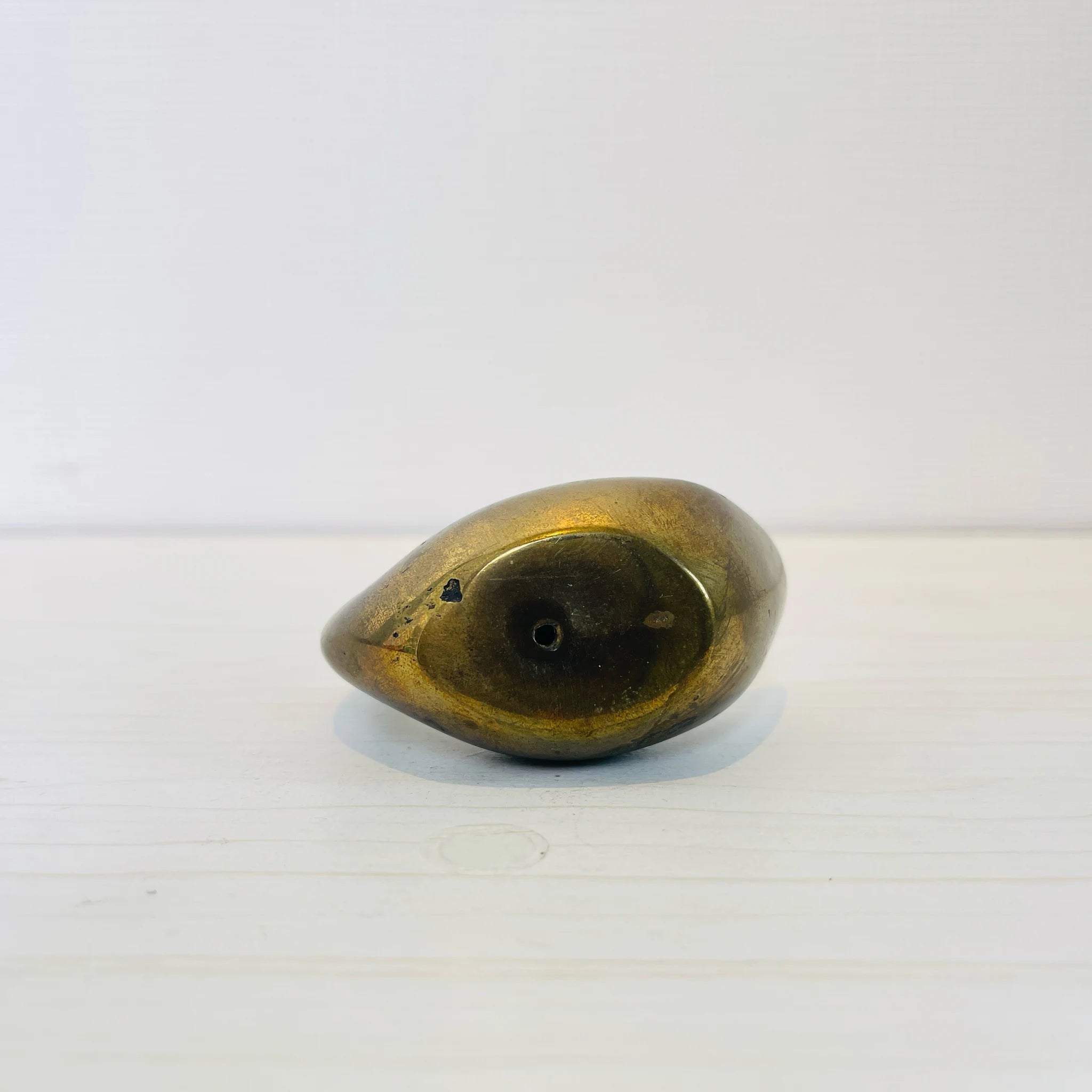 【アンティーク】 真鍮製ミニチュアフィギュア / スワン / 真鍮