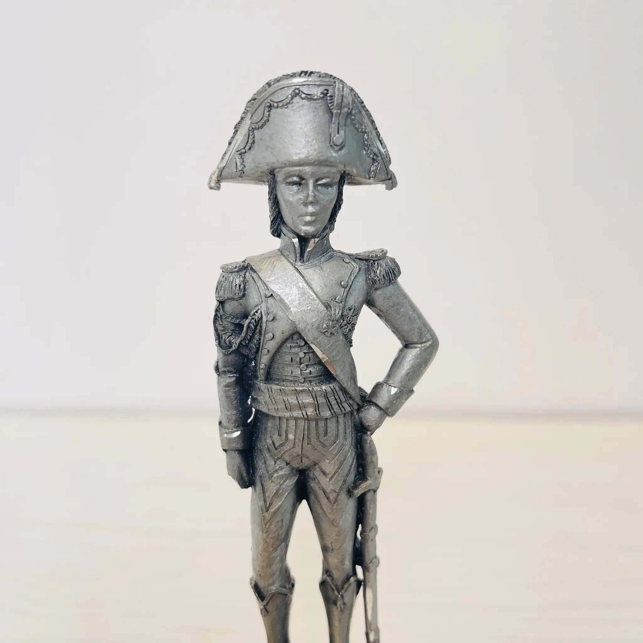 【アンティーク】 ピューター製兵士像 / ジャン=バティスト・ベシエール / 1800年代 / ピューター / フランス
