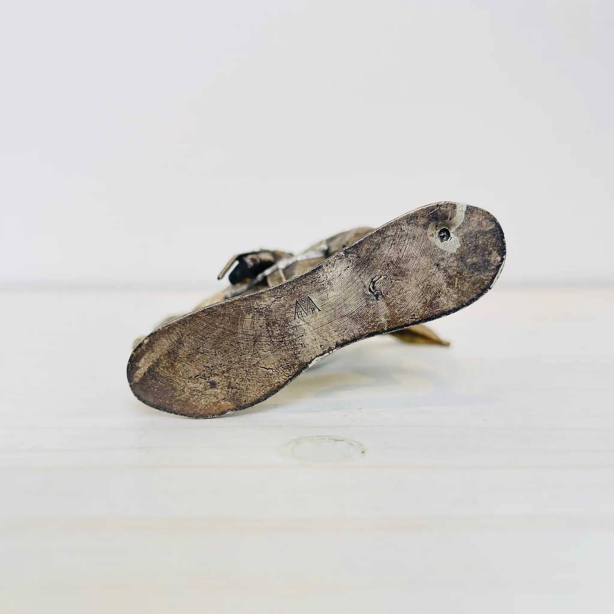 【アンティーク】 ピューター製 馬乗り兵士像 / ピューター / フランス