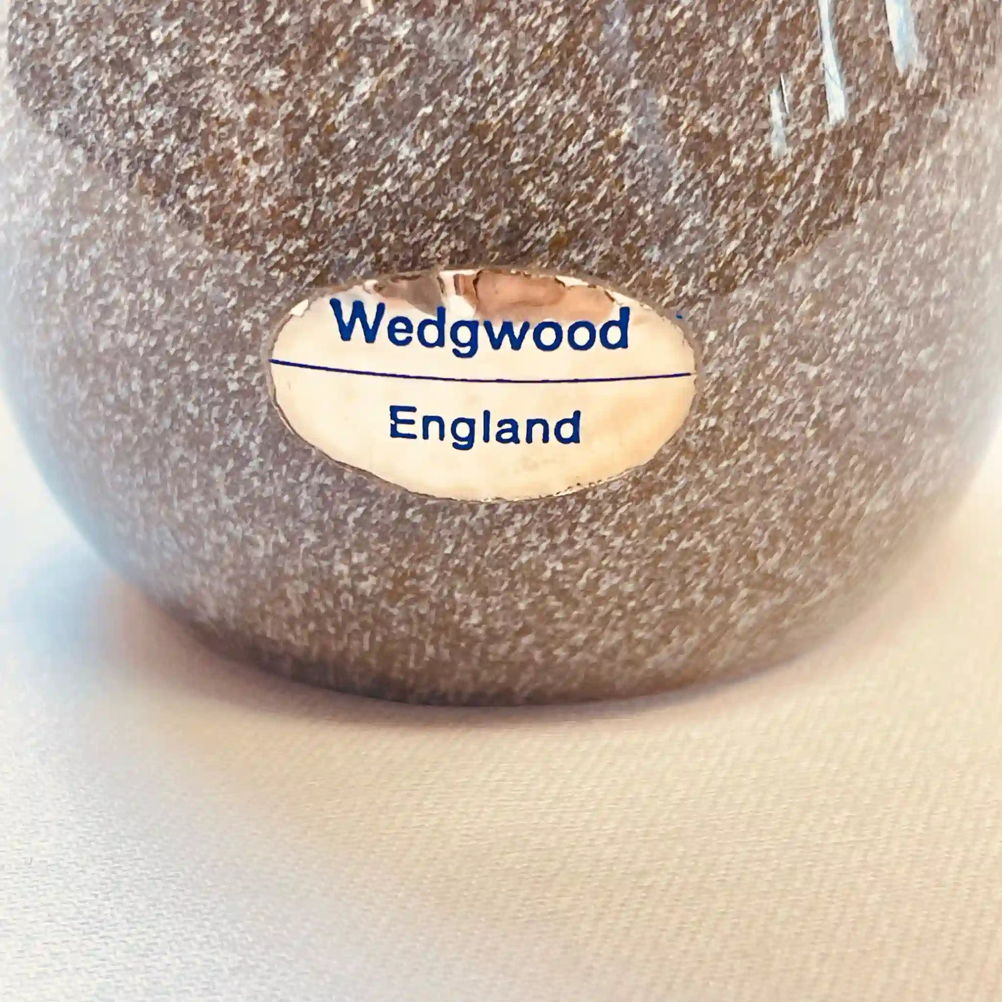 【ビンテージ】 ビンテージガラスオブジェ / WEDGEWOOD(ウェッジウッド) / カワウソ / イギリス