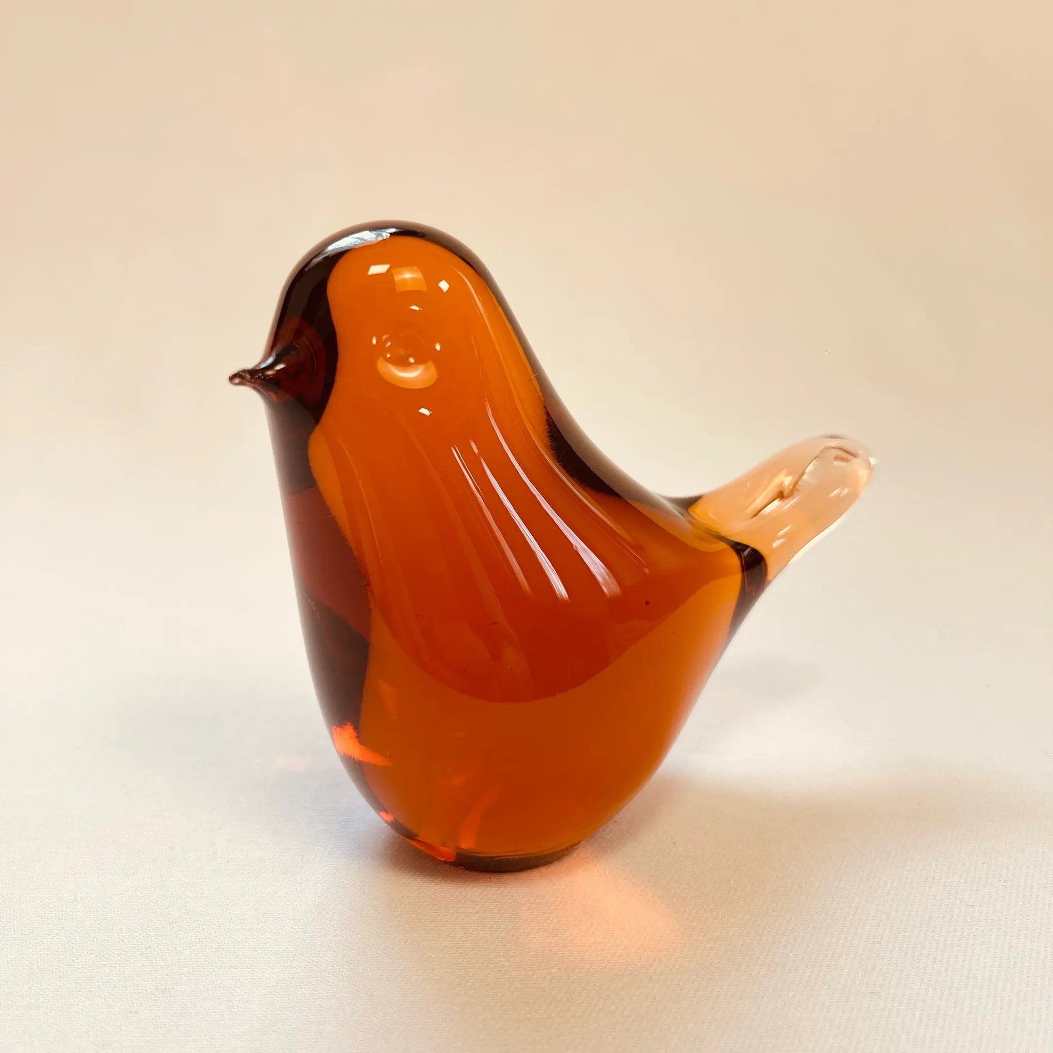 【ビンテージ】 ビンテージガラスオブジェ / WEDGEWOOD(ウェッジウッド) / 小鳥 / イギリス