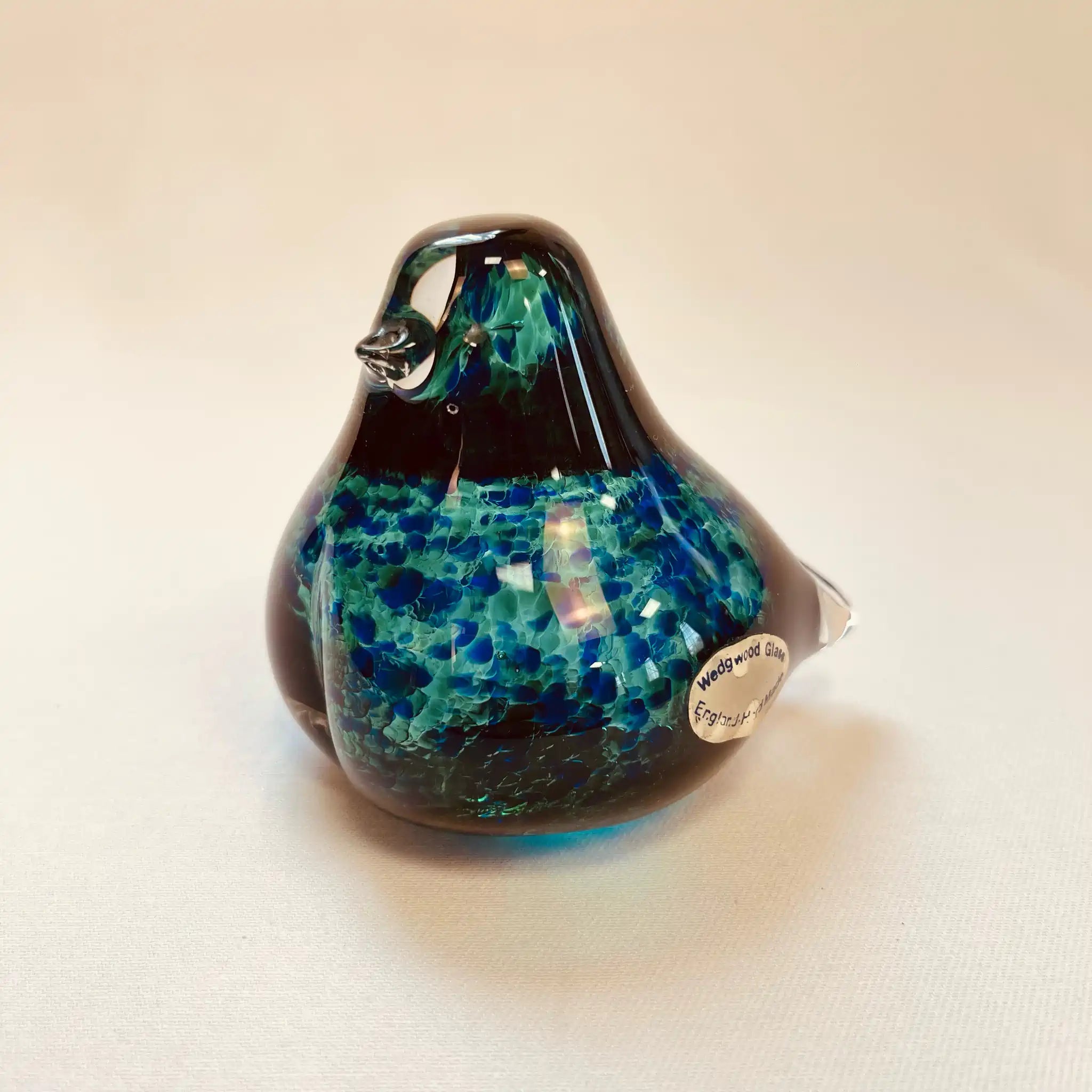 【ビンテージ】 ビンテージガラスオブジェ / WEDGEWOOD(ウェッジウッド) / 小鳥 / イギリス