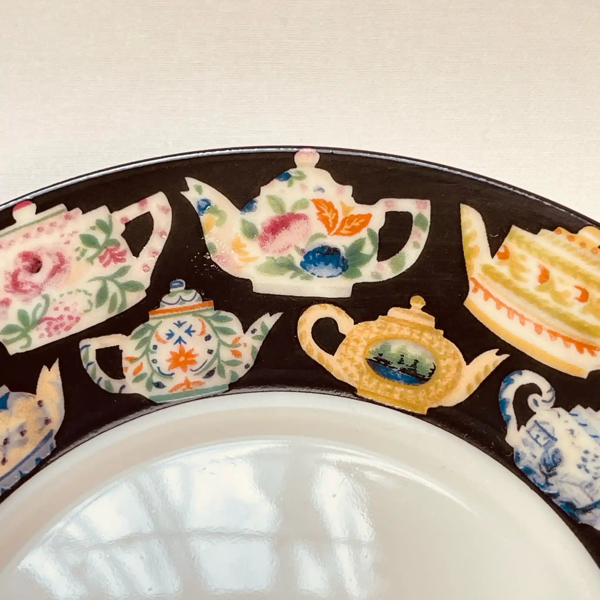 Vintage Cup & Saucer / J. Luber / Designed by Pat Albeck / UK