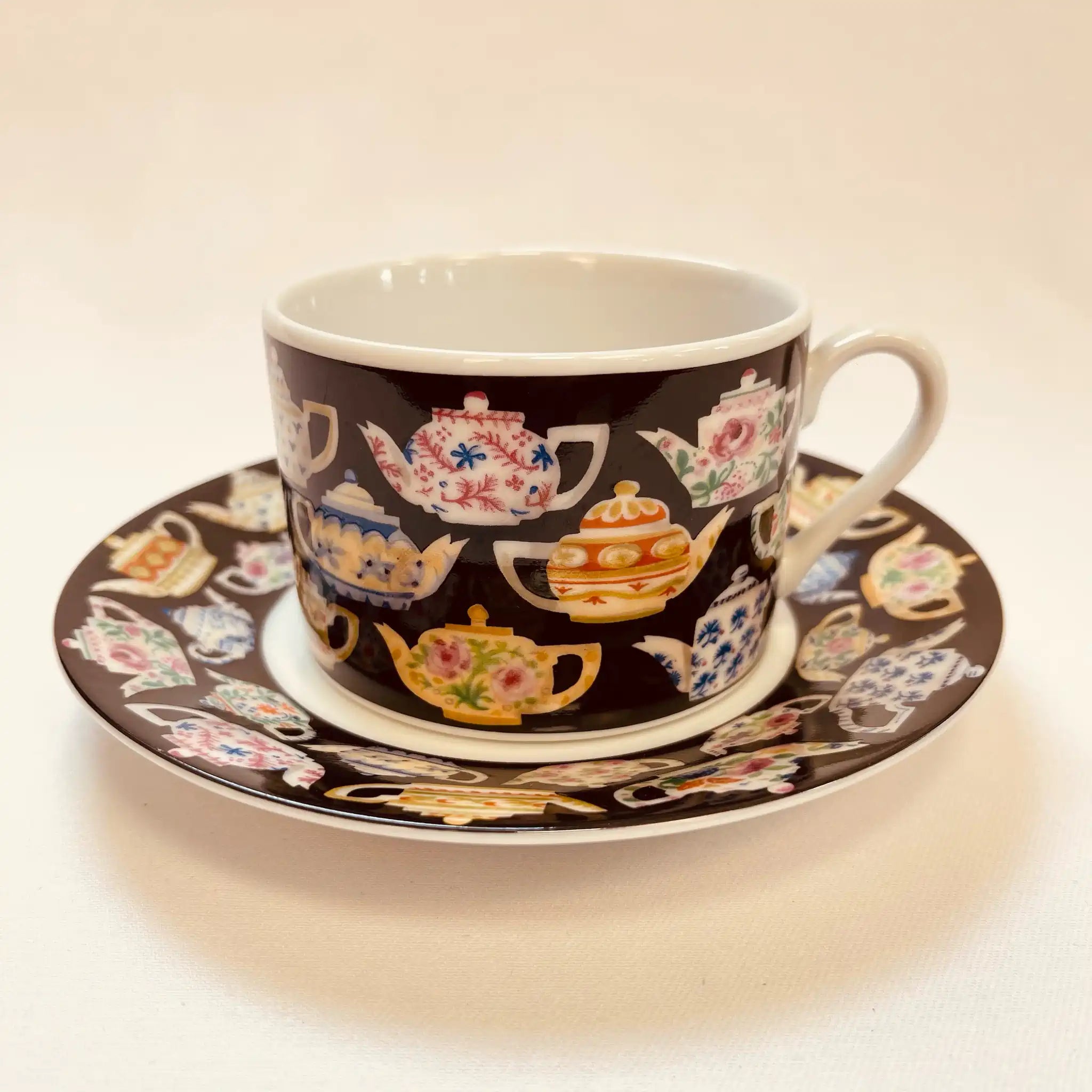 【ビンテージ】 カップ&ソーサー / J. Luber / Designed by Pat Albeck / 1980年 / イギリス