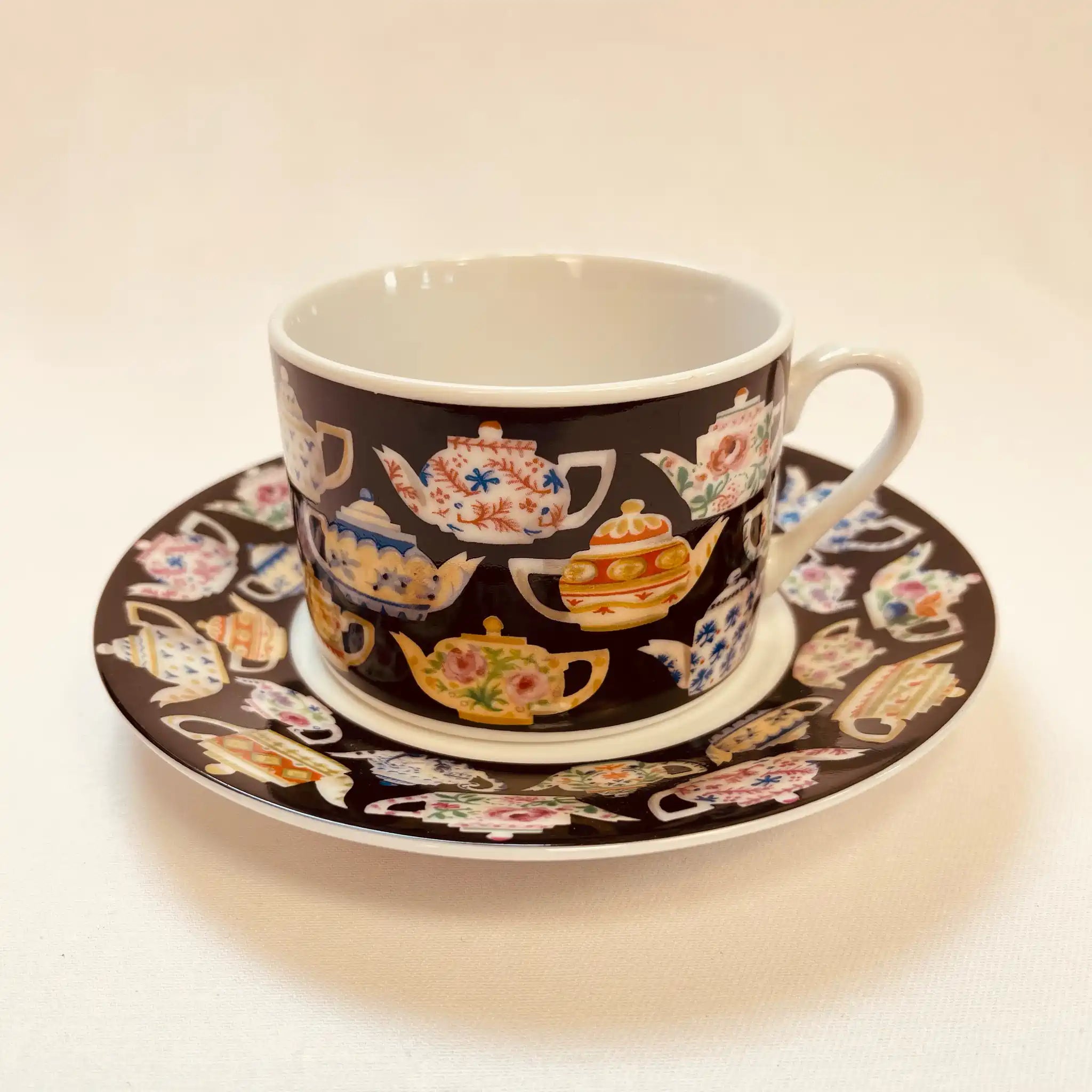 【ビンテージ】 カップ&ソーサー / J. Luber / Designed by Pat Albeck / 1980年 / イギリス