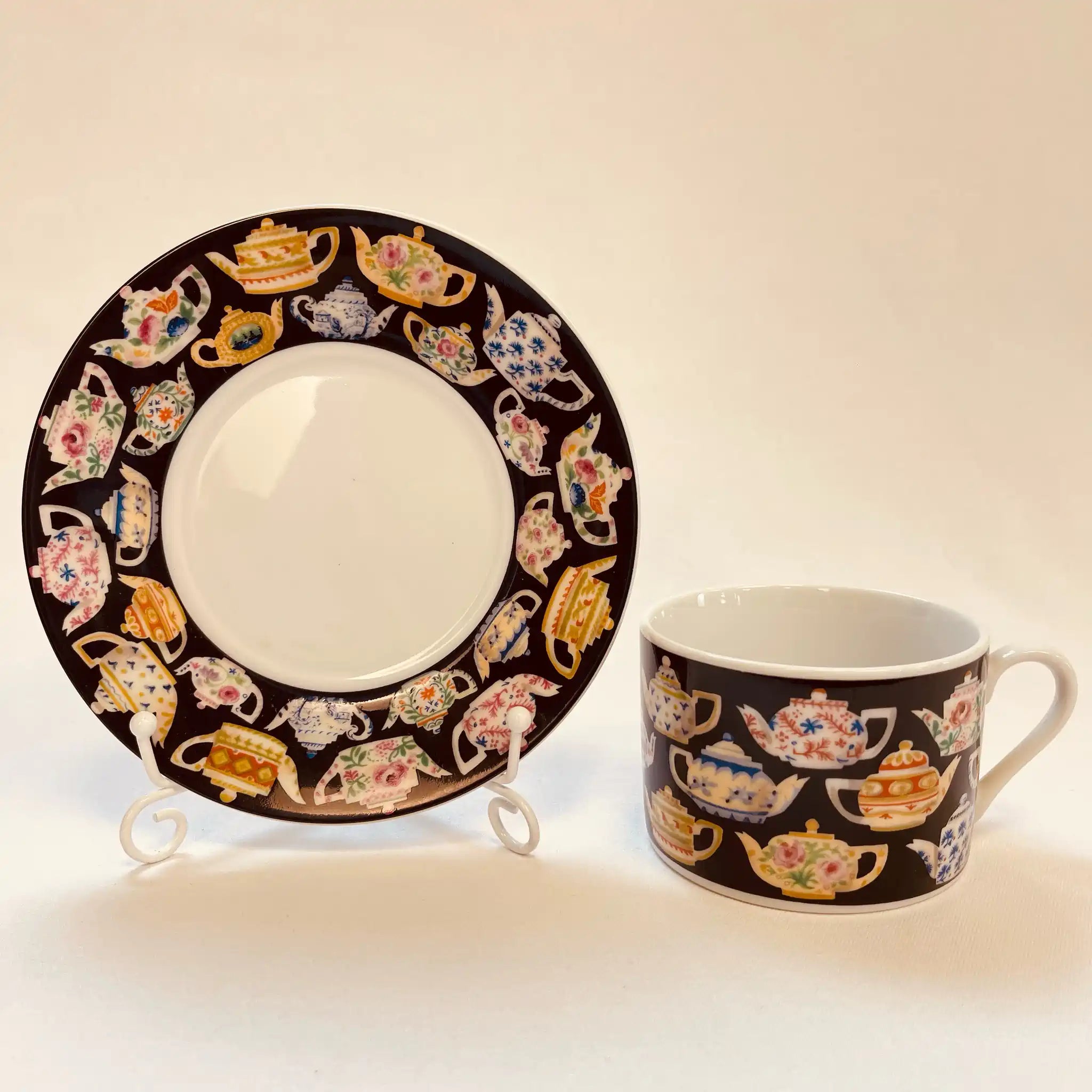 【ビンテージ】 カップ&ソーサー / J. Luber / Designed by Pat Albeck / 1980年 / イギリス