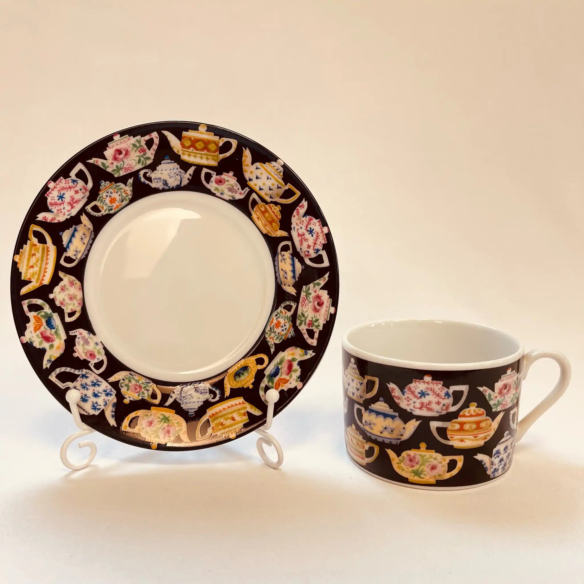 【ビンテージ】 カップ&ソーサー / J. Luber / Designed by Pat Albeck / 1980年 / イギリス