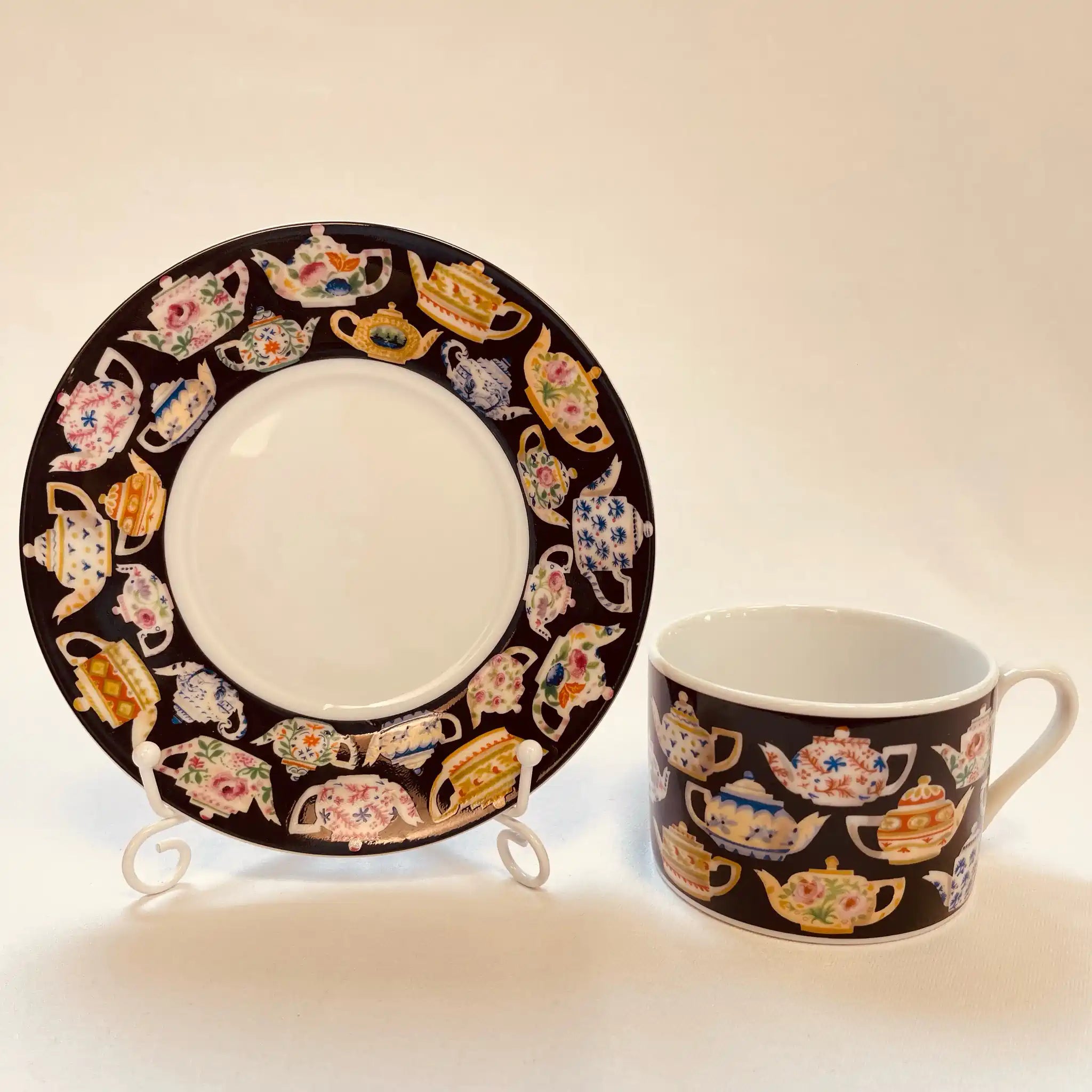 【ビンテージ】 カップ&ソーサー / J. Luber / Designed by Pat Albeck / 1980年 / イギリス