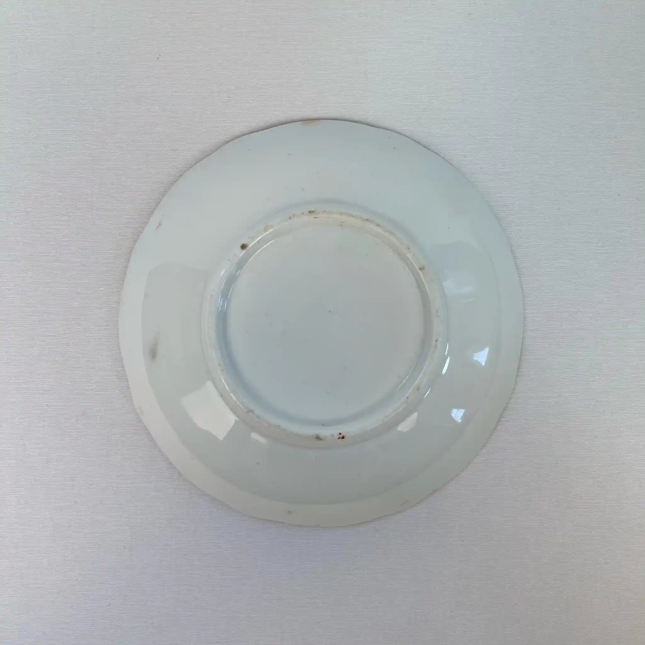 【アンティーク】 ソーサー / ビクトリアン様式 / 19世紀 / イギリス / Famille Rose(ファミーユ・ローズ)モチーフ