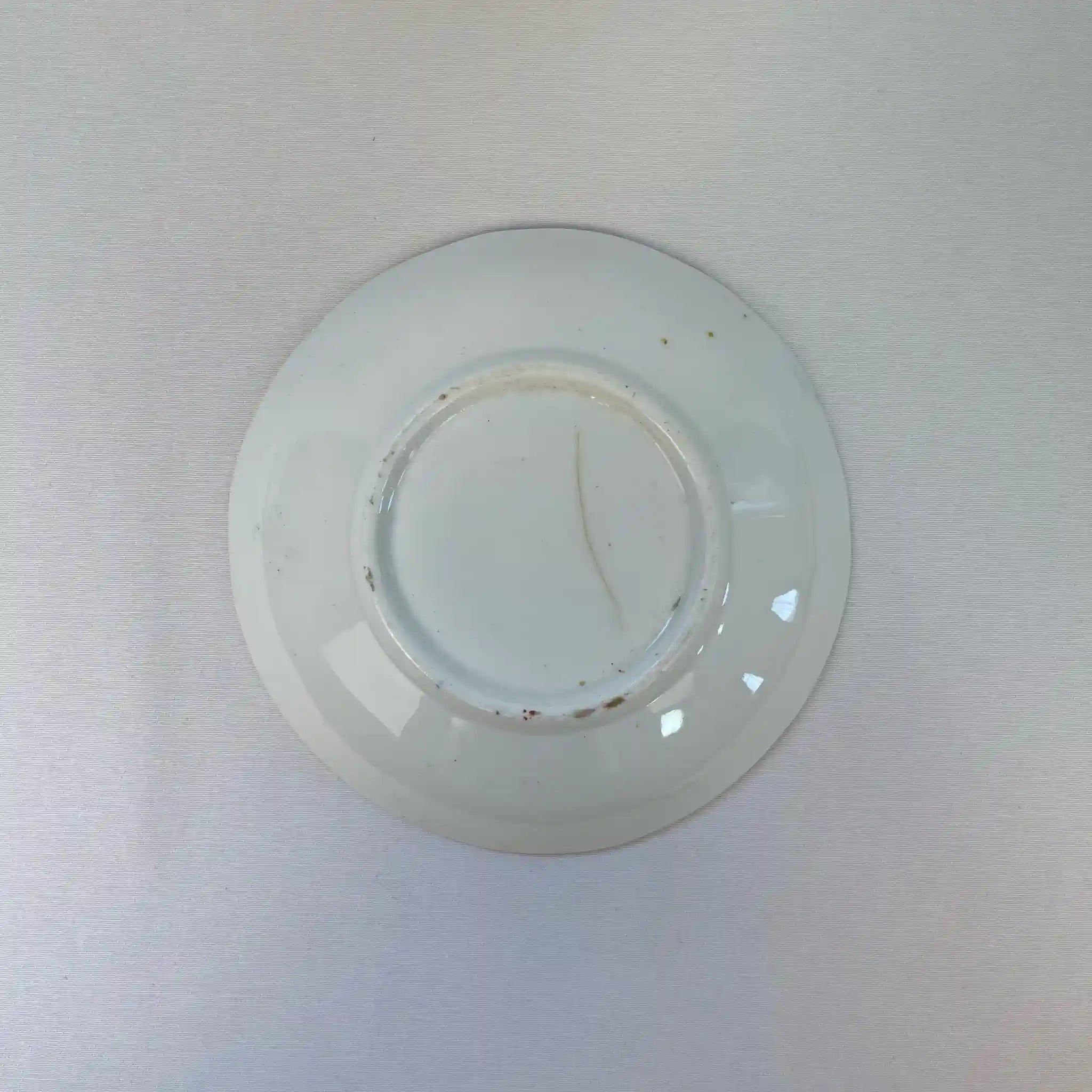 【アンティーク】 ソーサー / ビクトリアン様式 / 19世紀 / イギリス / Famille Rose(ファミーユ・ローズ)モチーフ