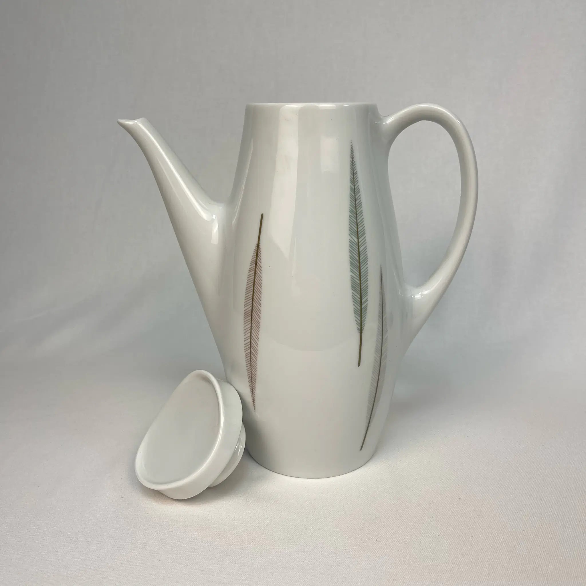 【アンティーク】 ティーポット / Rosenthal(ローゼンタール) / Thomas(トーマス) " Constanze " / 1970年前後 / 陶器 / ドイツ / ミッドセンチュリー, シグヴァルド・ベルナドッテ