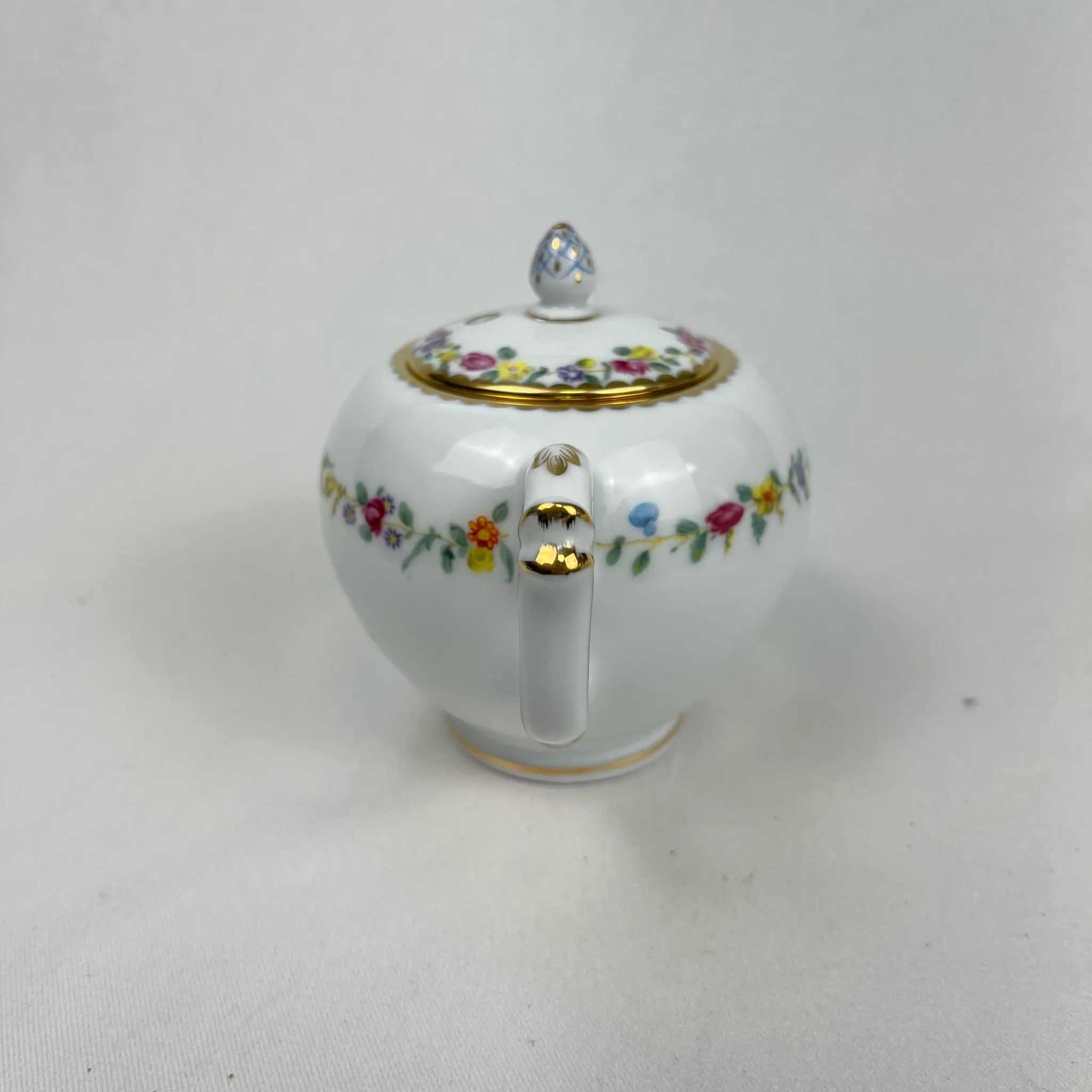 【ビンテージ】 ティーポット / Chelsea-Derby(チェルシーダービー) / ビクトリア&アルバード博物館 チェルシーダービーコレクション / 1985年 / イギリス / フランクリンミント社