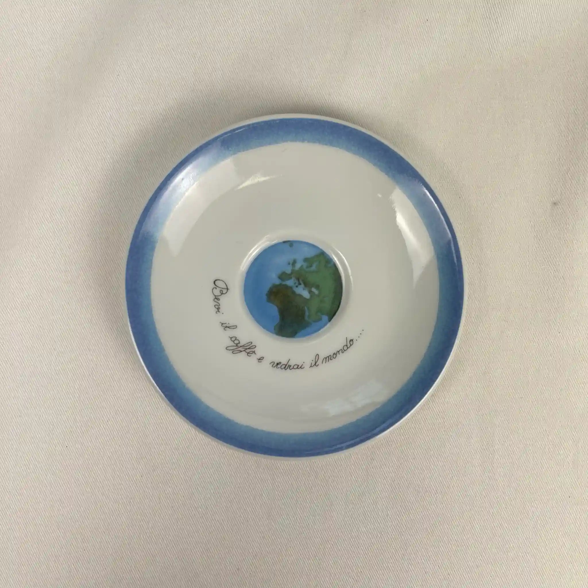【アンティーク】 陶器皿 地球 6点セット