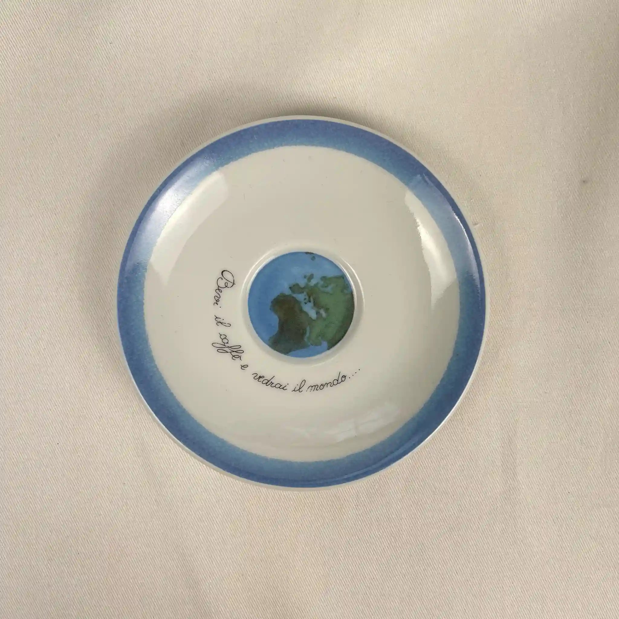【アンティーク】 陶器皿 地球 6点セット