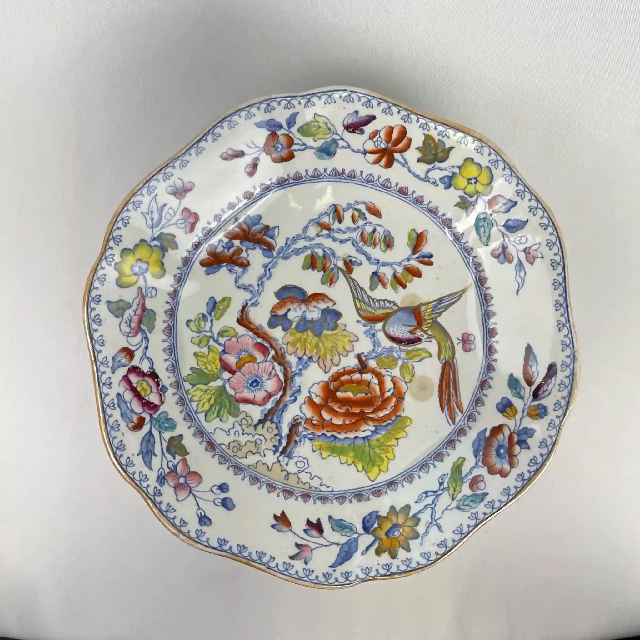 【アンティーク】 コンポート / Masons Ironstone(メイソンズ・アイアンストーン) / Flying Bird / 1800年代 / イギリス