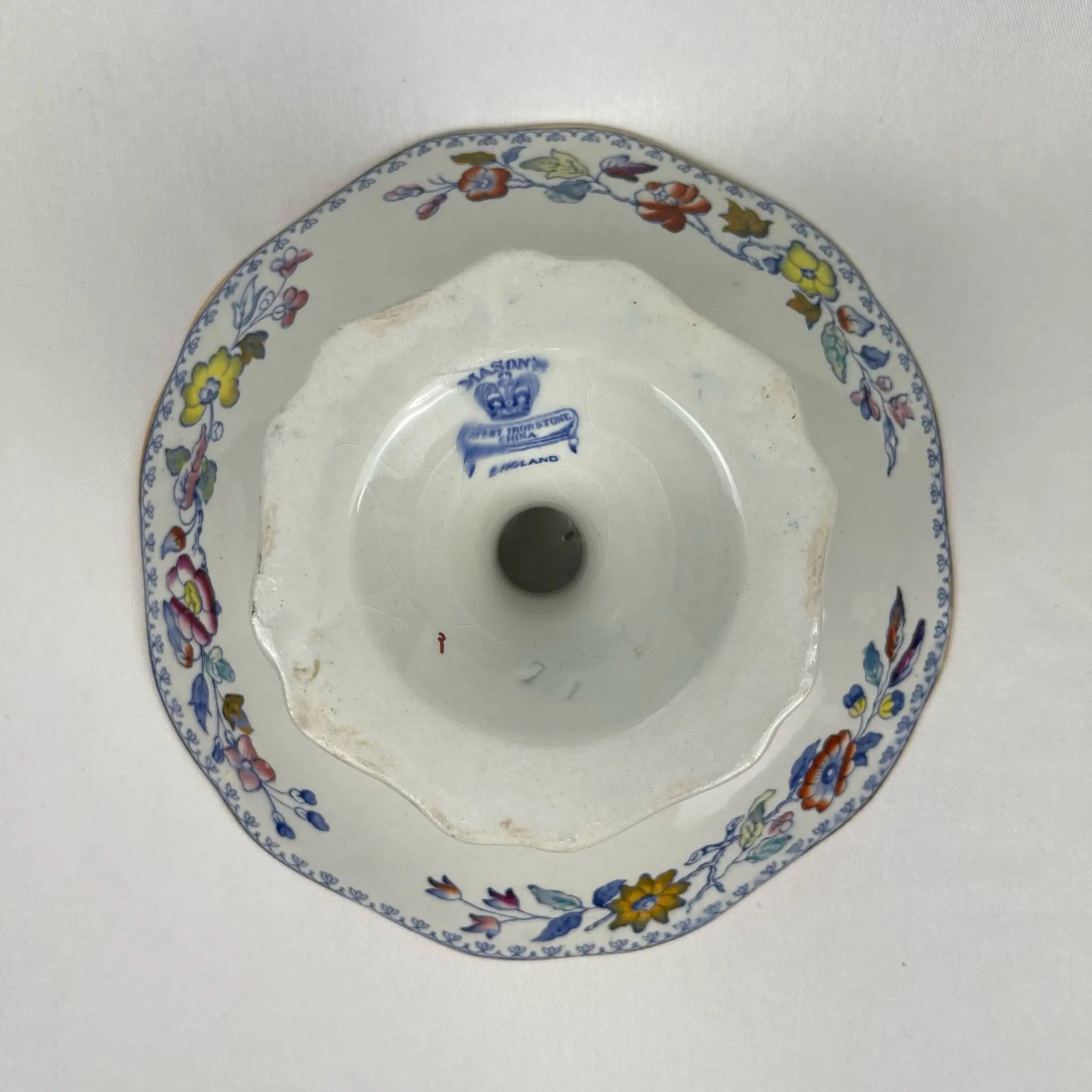 【アンティーク】 コンポート / Masons Ironstone(メイソンズ・アイアンストーン) / Flying Bird / 1800年代 / イギリス