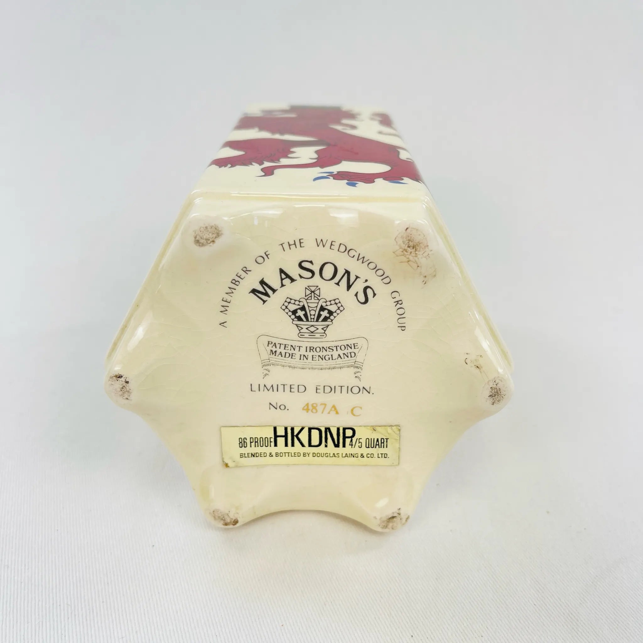 【リユース】 ウィスキーボトル / MASON'S / 1979年 / 陶器 / イギリス