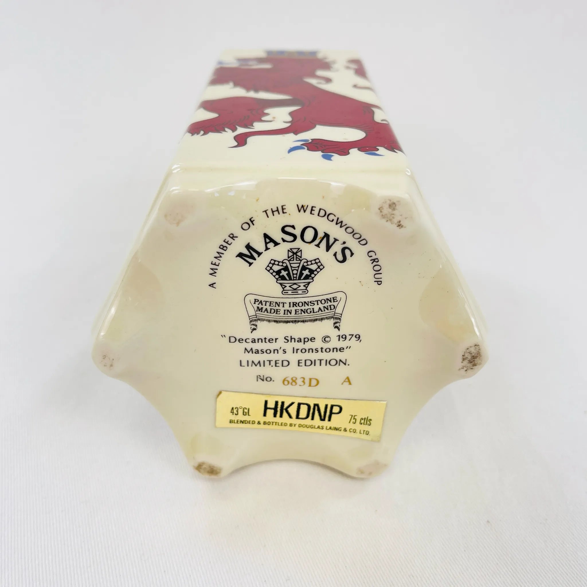 【リユース】 ウィスキーボトル / MASON'S / 1979年 / 陶器 / イギリス
