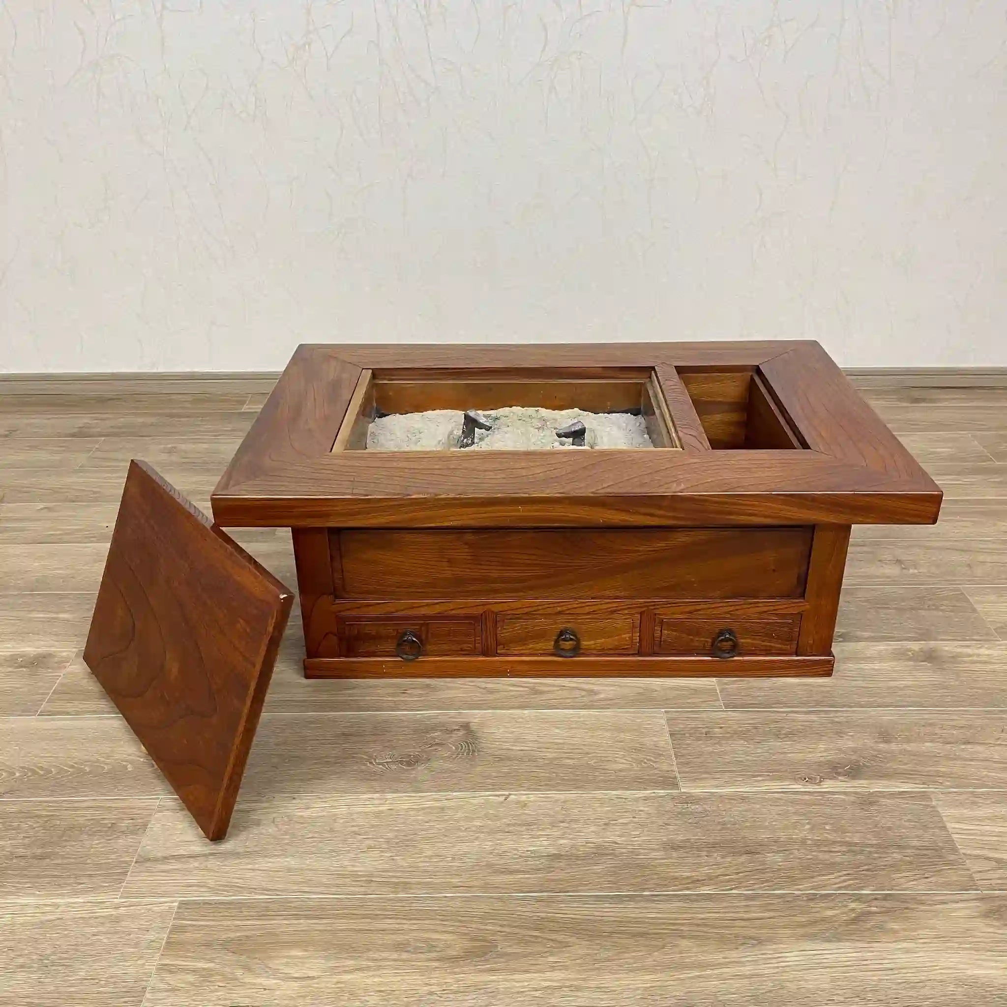 【ビンテージ】 囲炉裏テーブル / 火箸付き