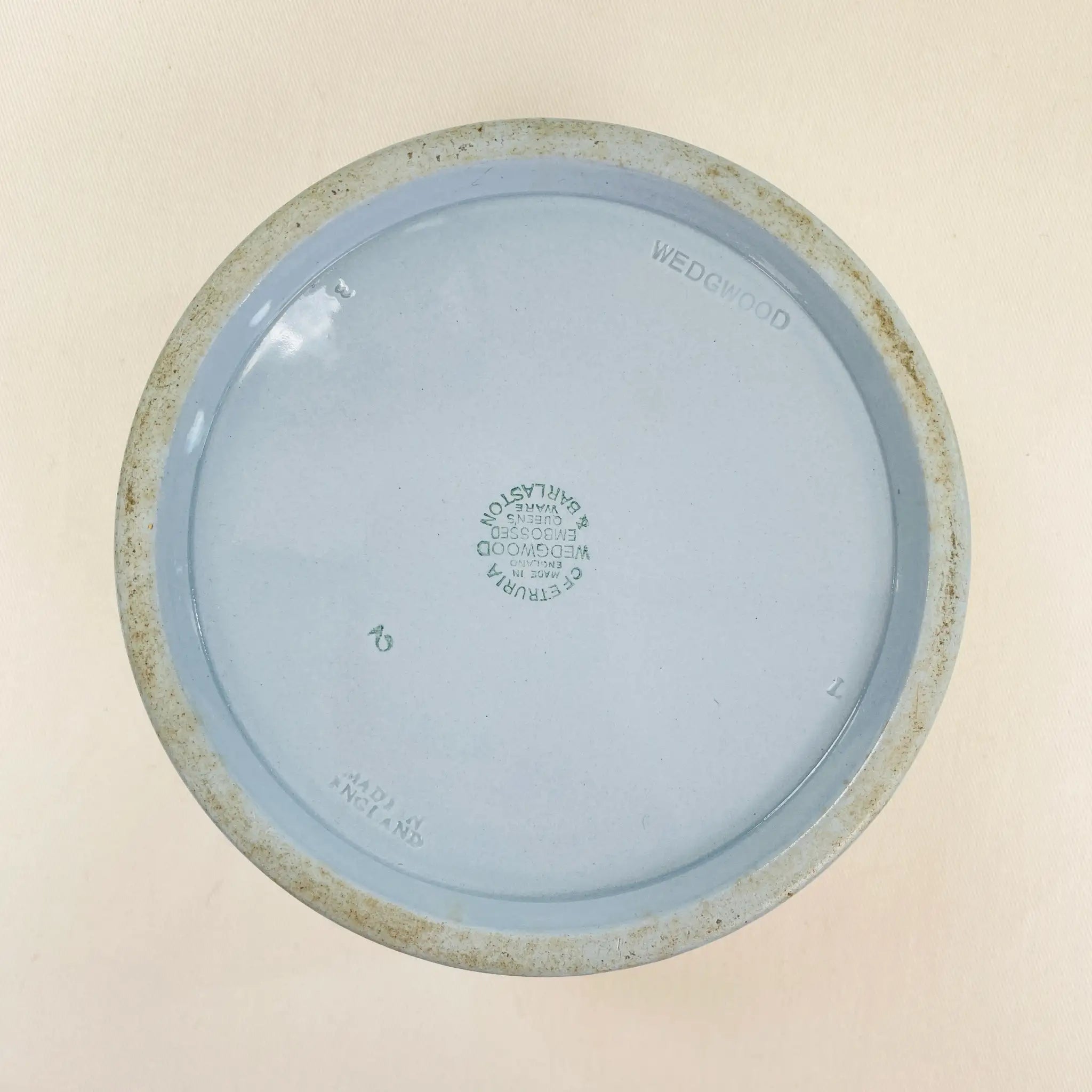 【リユース】 小物入れ / WEDGEWOOD(ウェッジウッド) / Embossed Queens Ware(エンボスド・クイーンズウェア)