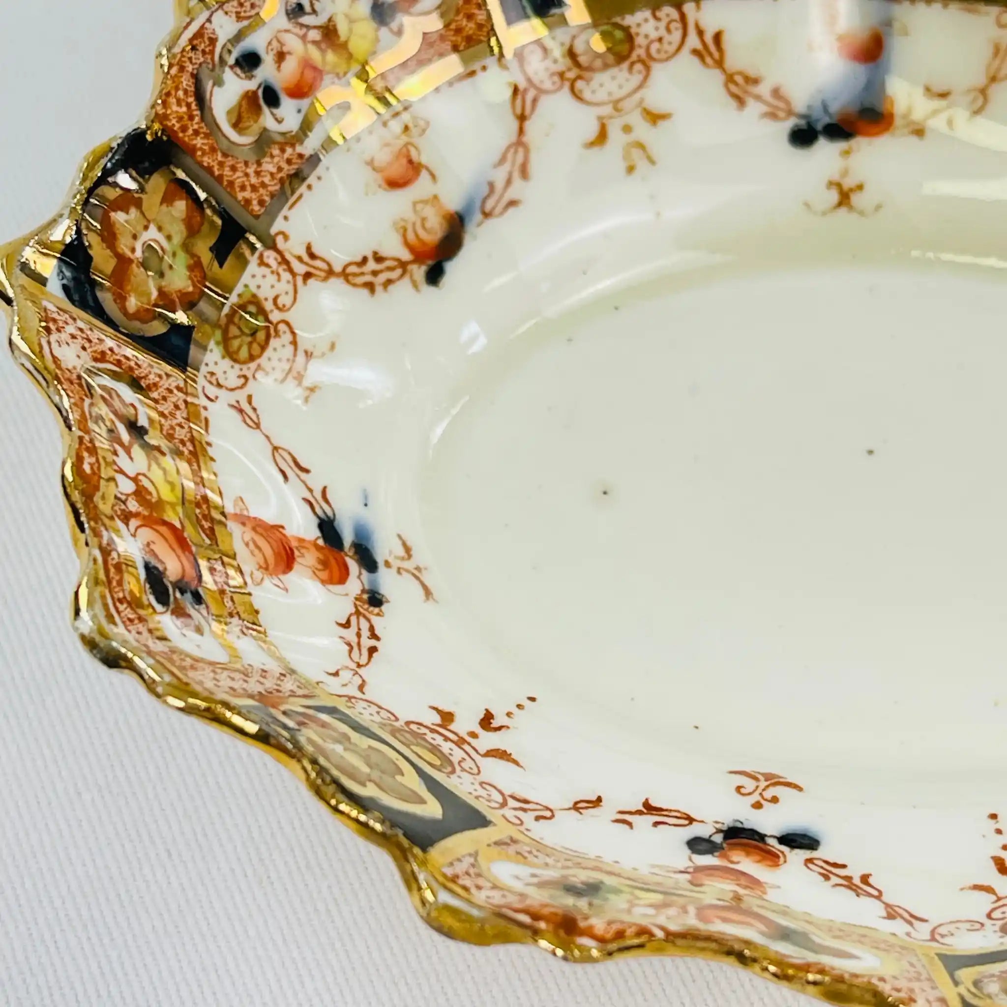 【アンティーク】 プレート / ロイヤルスタッフォードチャイナ(Royal Stafford China) / 伊万里様式 / 1930年代頃 / Fine Bone China