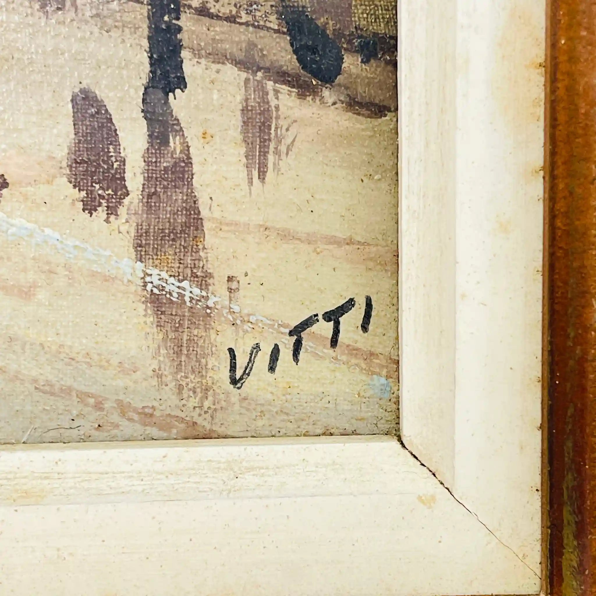 【アート/装飾品】 風景画 街並み