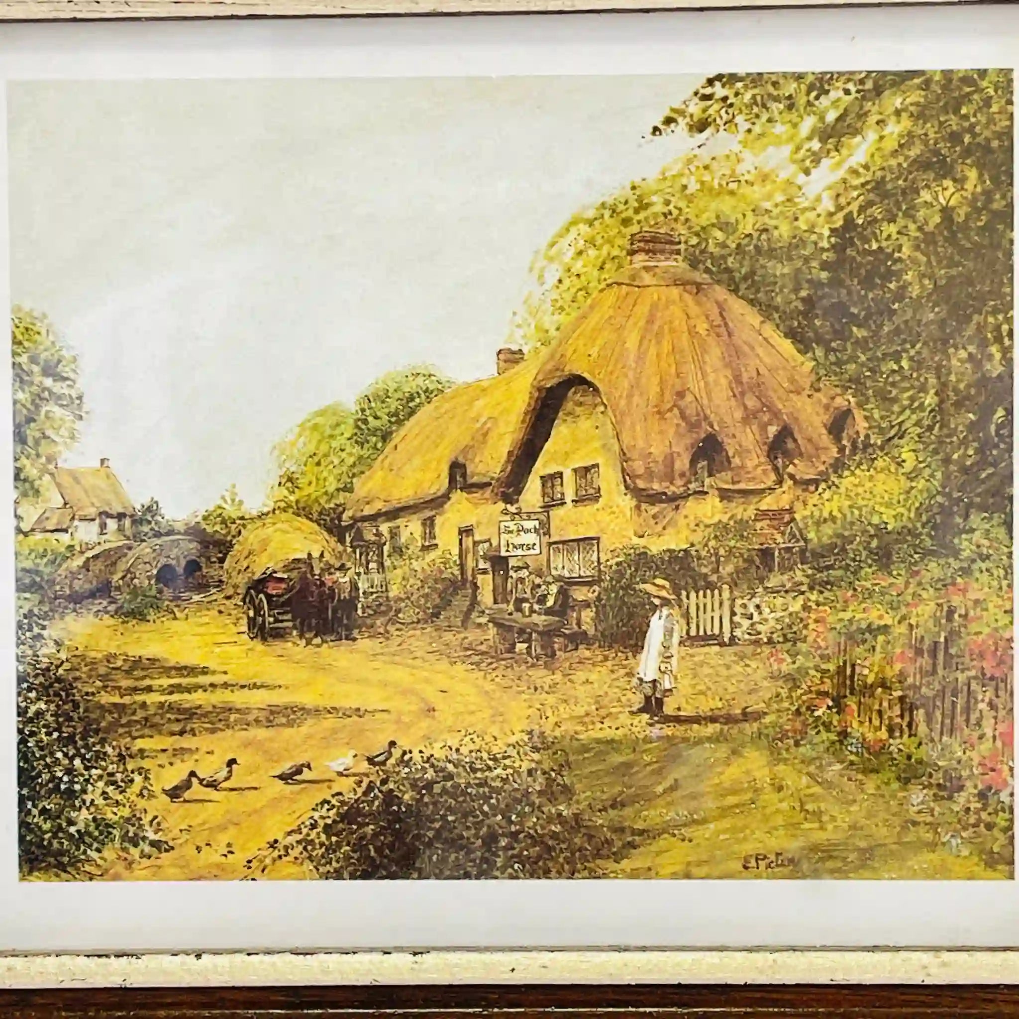 【アート/装飾品】 風景画 2枚セット / イギリス直輸入