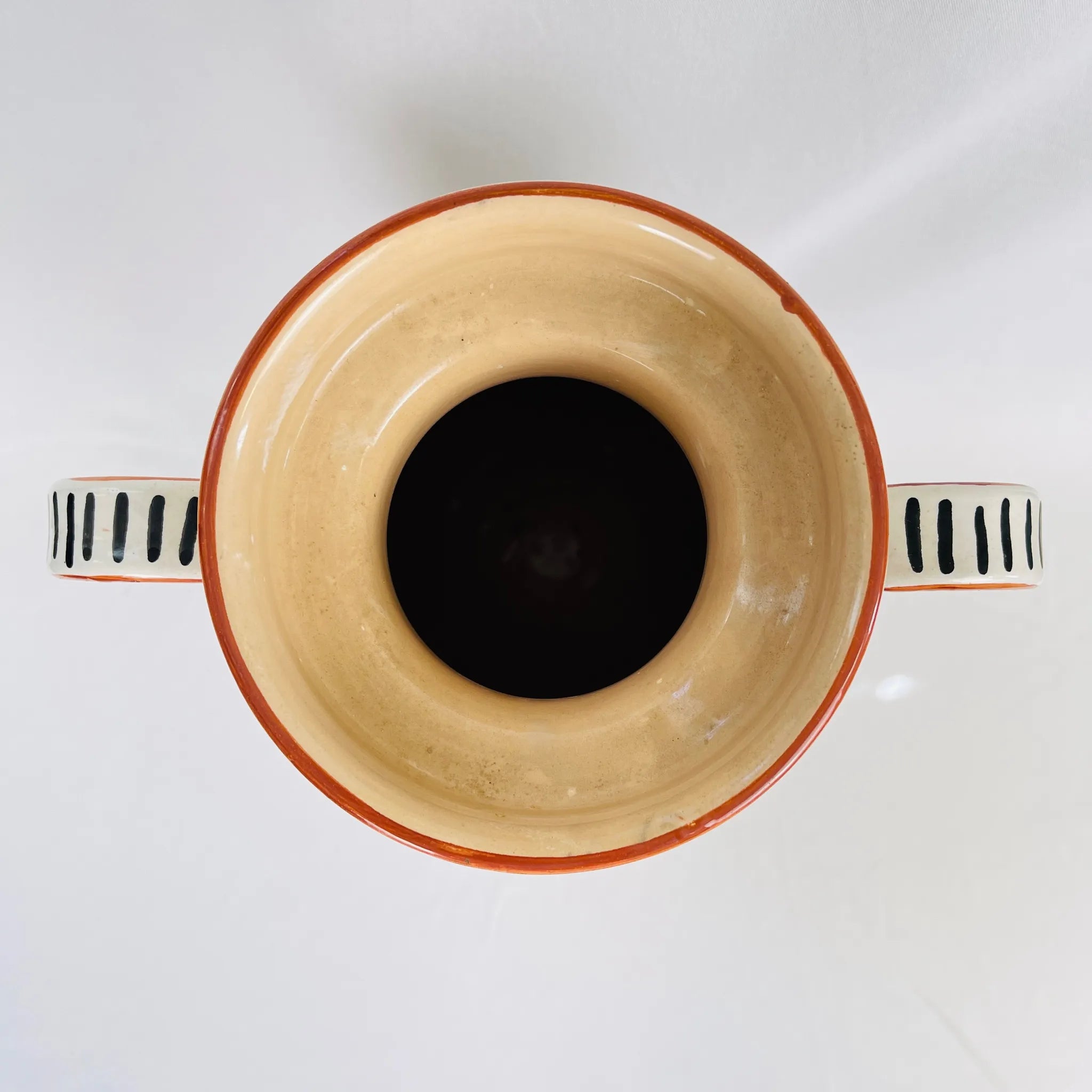 【リユース】 フラワーベース(花瓶)   / Sberna(スベルナ) / マヨルカ焼 / イタリア / 未使用