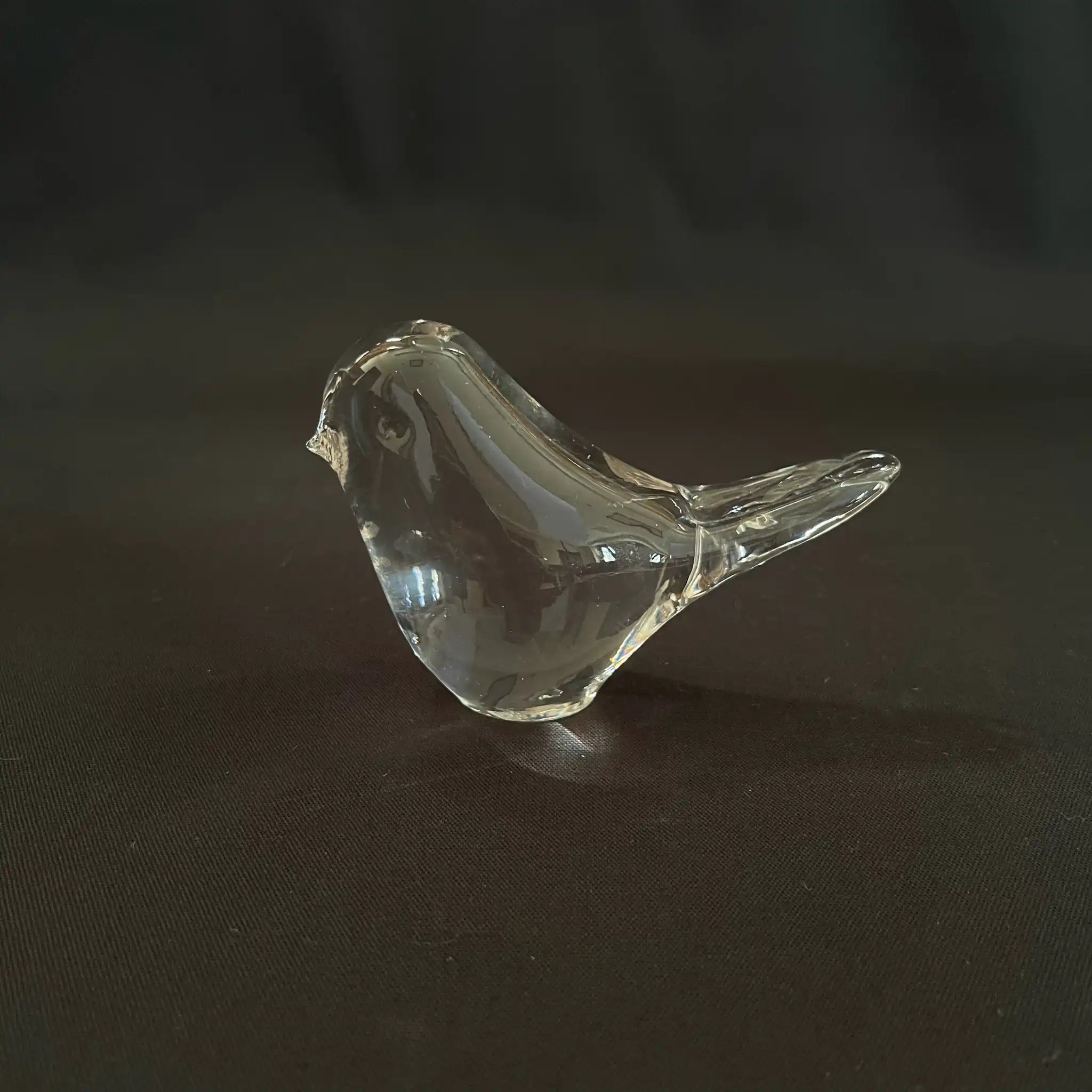 【ビンテージ】 ビンテージガラスオブジェ / WEDGEWOOD(ウェッジウッド) / 小鳥 / イギリス