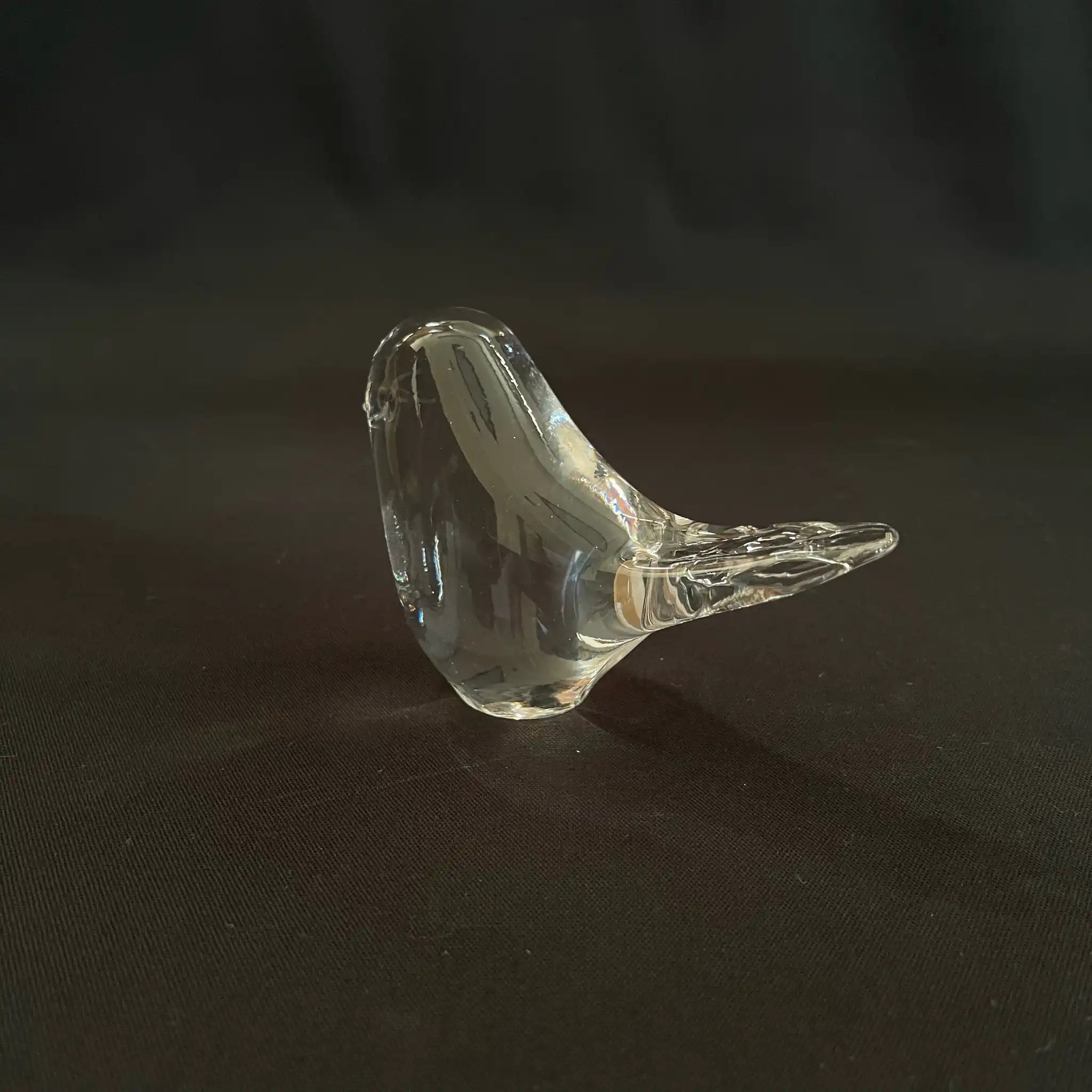 【ビンテージ】 ビンテージガラスオブジェ / WEDGEWOOD(ウェッジウッド) / 小鳥 / イギリス