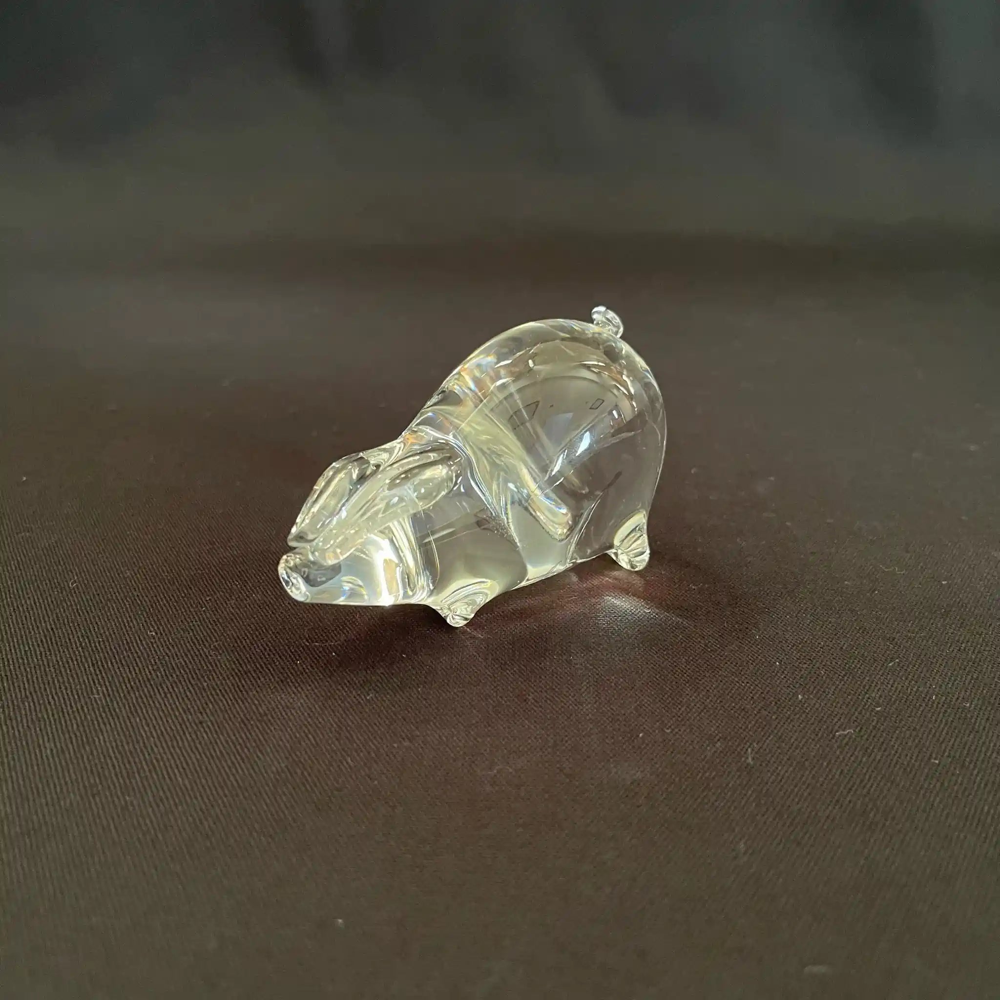 【ビンテージ】 ビンテージガラスオブジェ / WEDGEWOOD(ウェッジウッド) / ブタ / イギリス