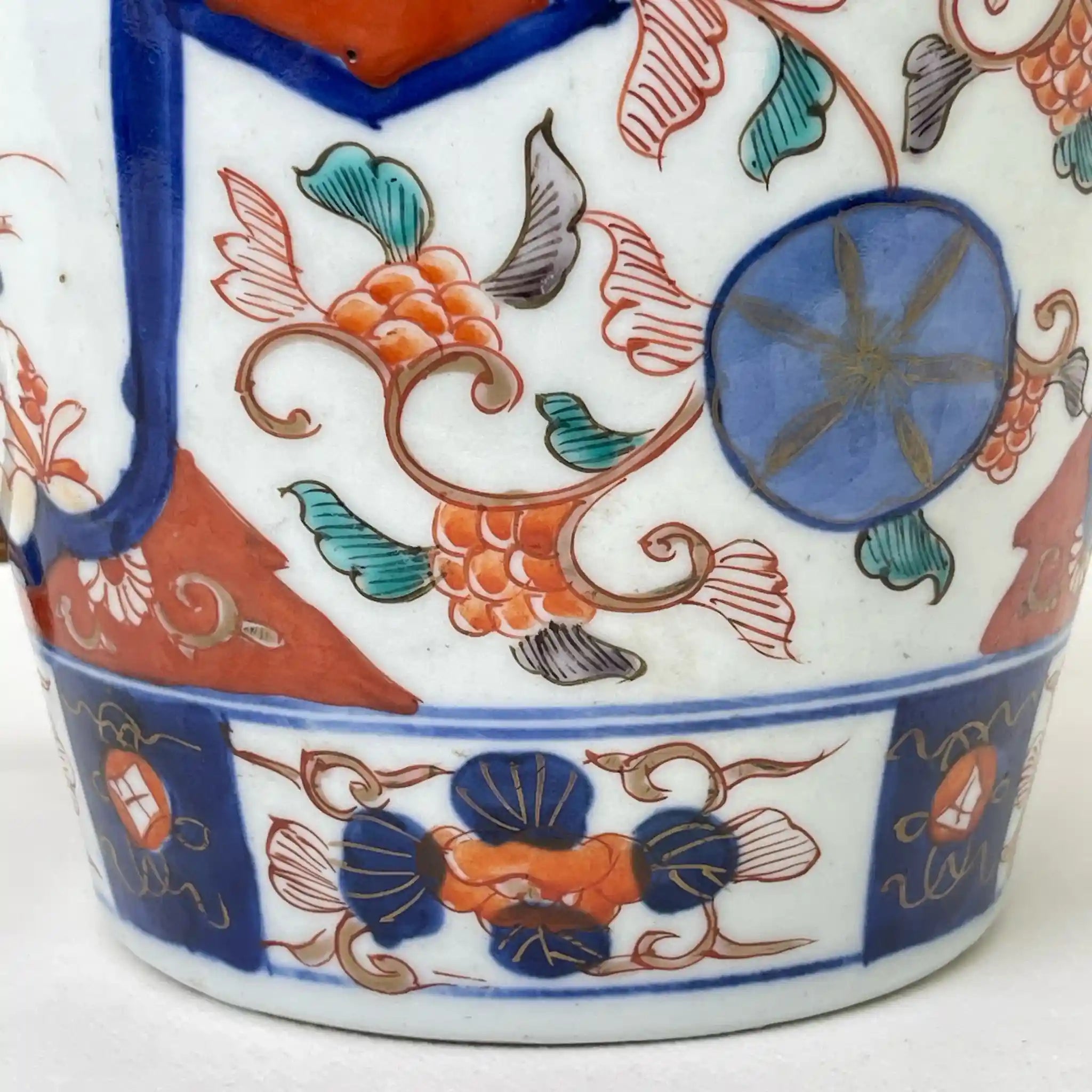 【アンティーク】 花瓶ランプ / 古伊万里焼 / 江戸時代~ / 磁器 / 日本 / 沈香壺 フランス直輸入