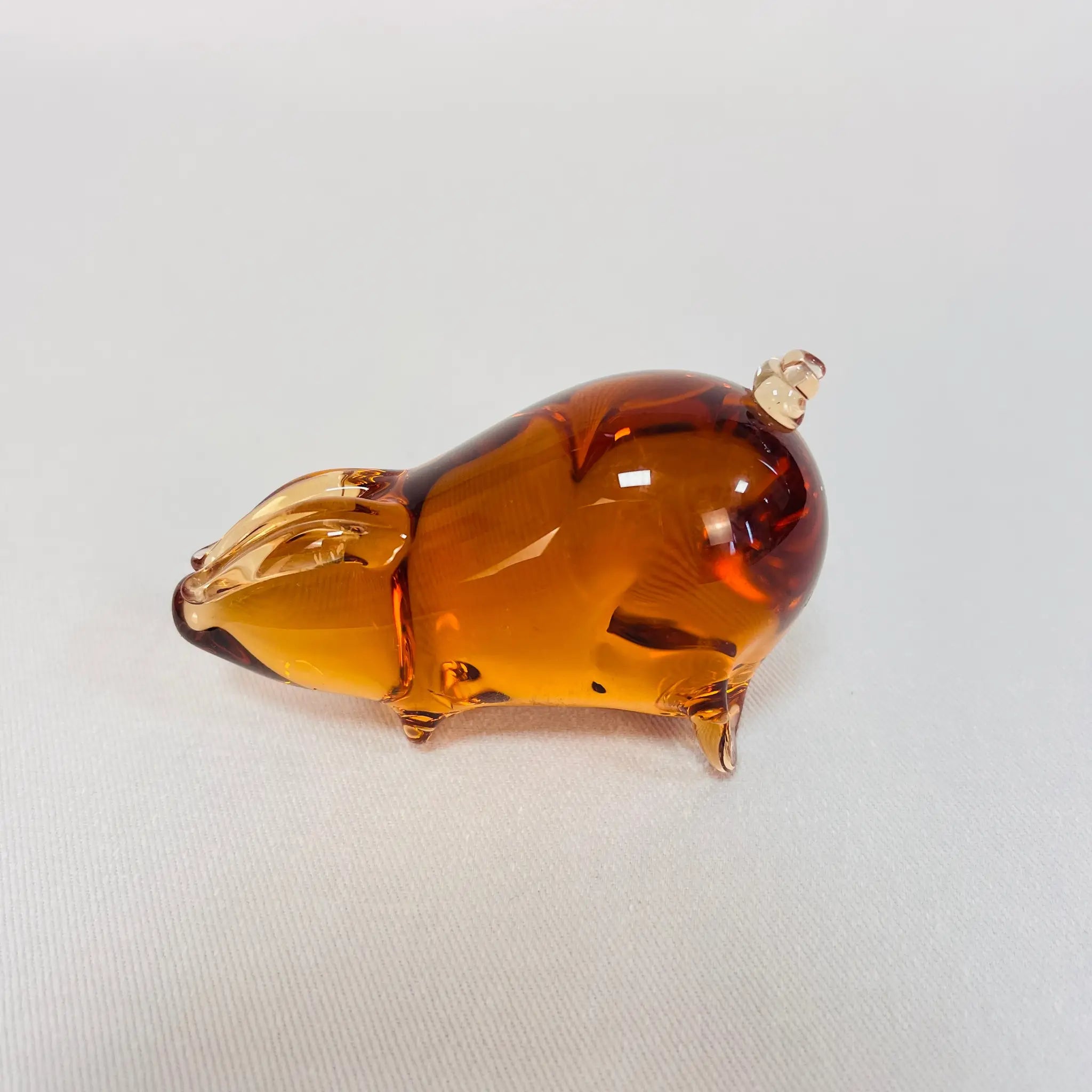 【ビンテージ】 ビンテージガラスオブジェ / WEDGEWOOD(ウェッジウッド) / ブタ / イギリス