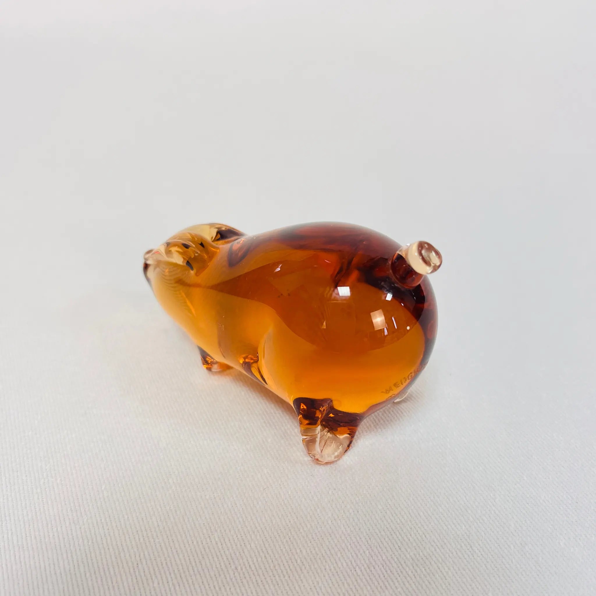 【ビンテージ】 ビンテージガラスオブジェ / WEDGEWOOD(ウェッジウッド) / ブタ / イギリス