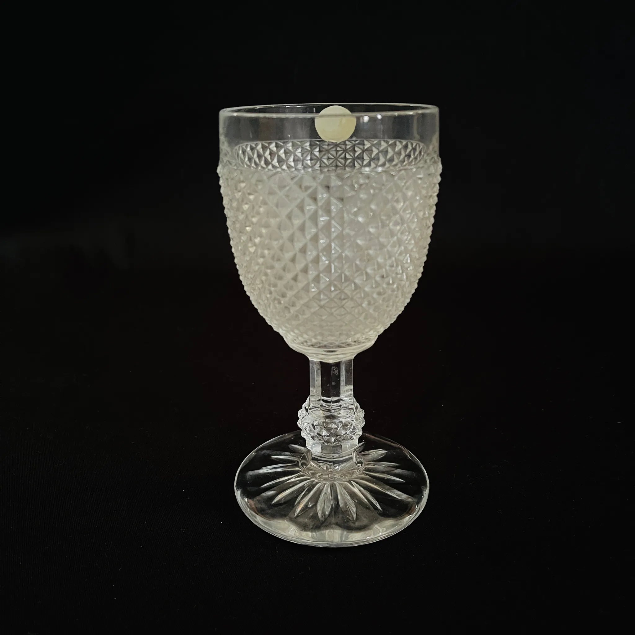 【リユース】 ワイングラス 4P / WILLIAMS SONOMA / GRANDE CUISINE / イタリア / 金彩 / 箱付き