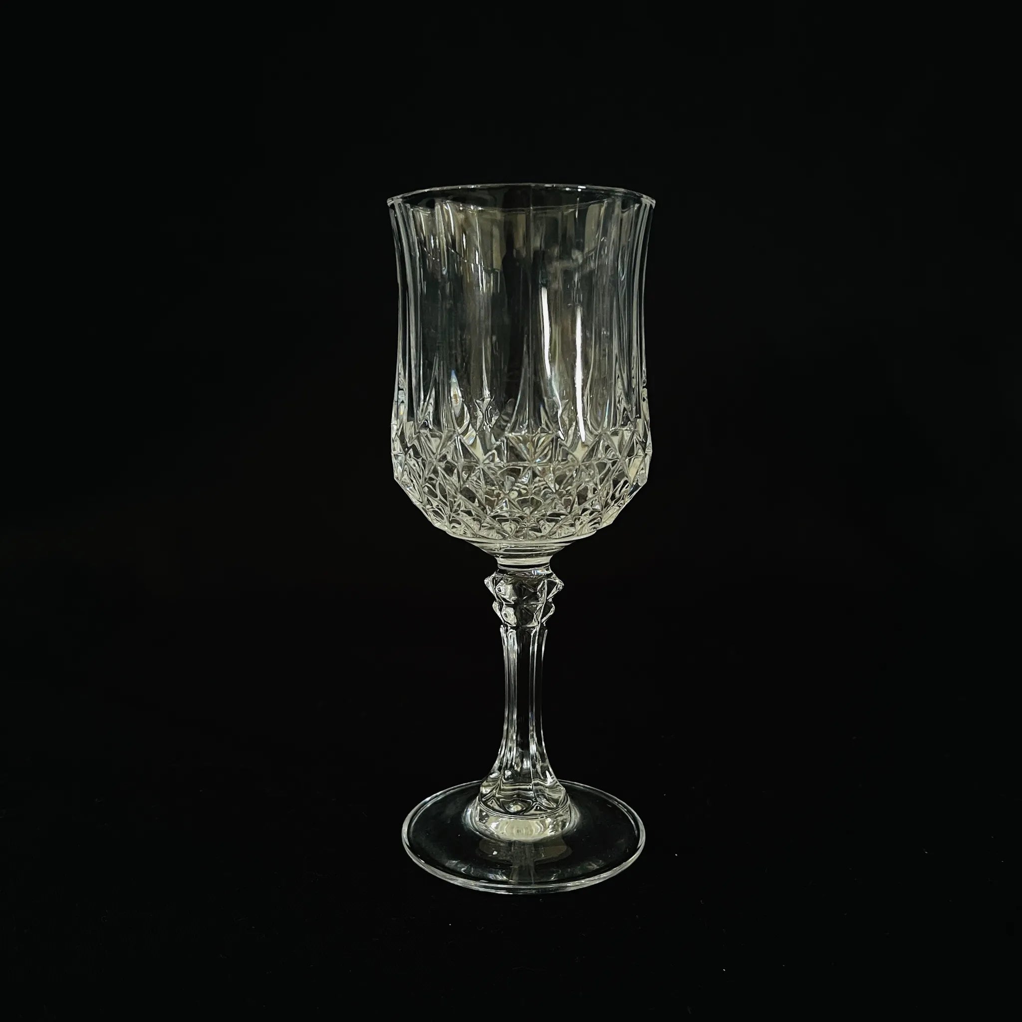 【リユース】 ワイングラス5P / クリスタルダルク / 未使用