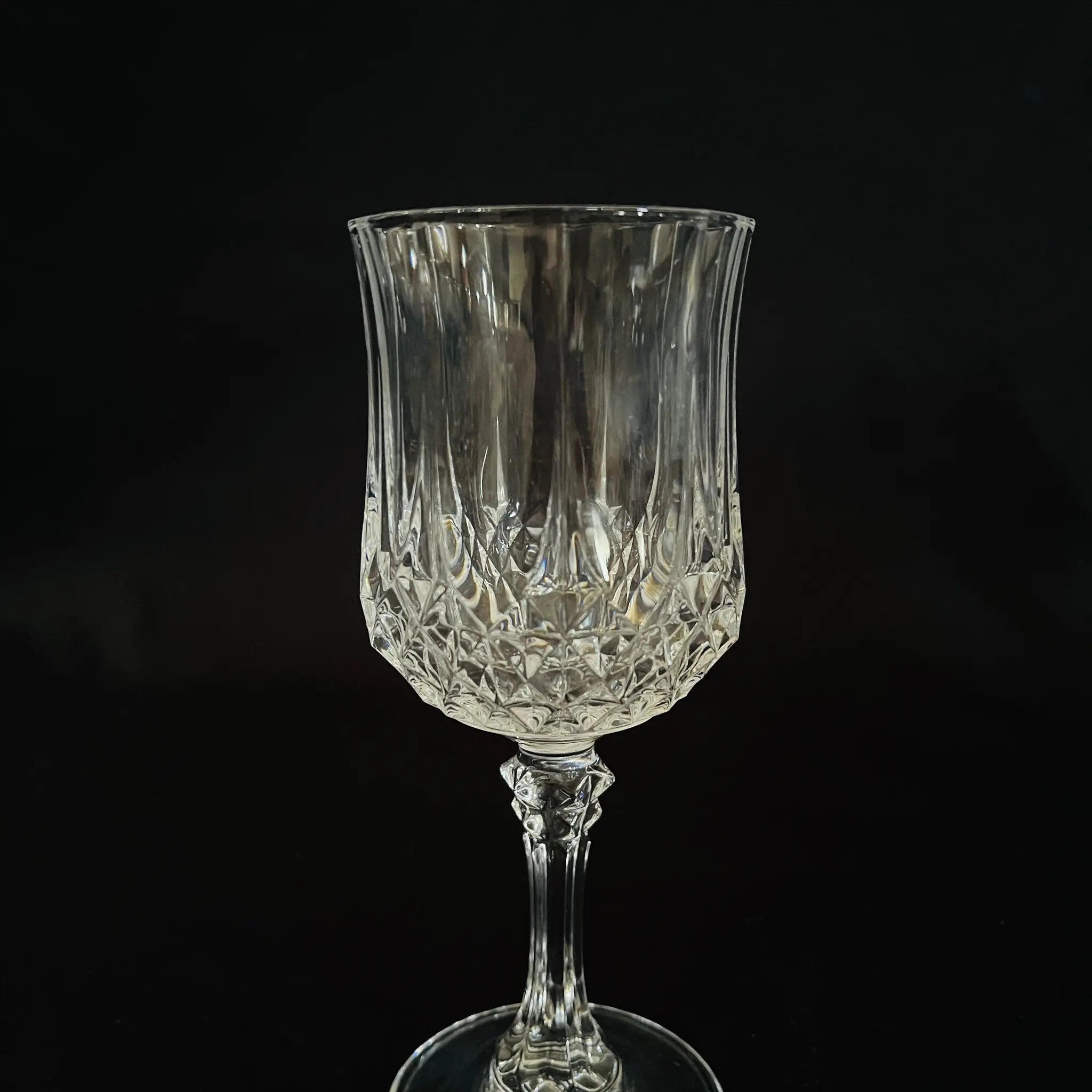 【リユース】 ワイングラス5P / クリスタルダルク / 未使用