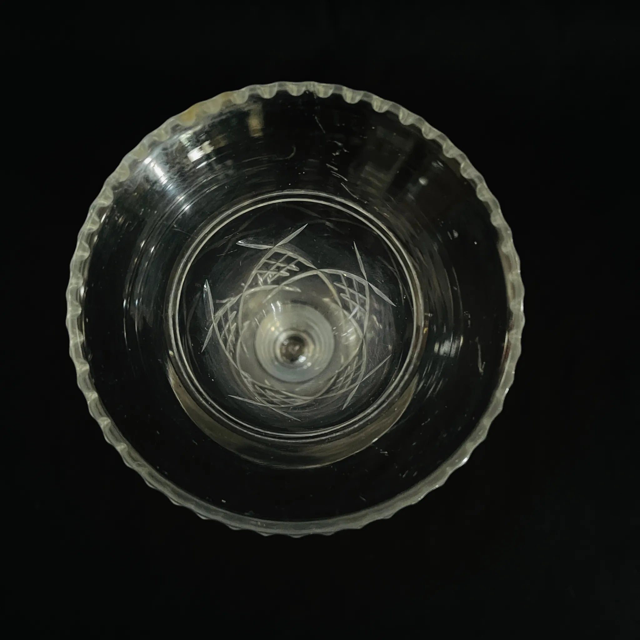 【アンティーク】 フラワーベース / ガラス