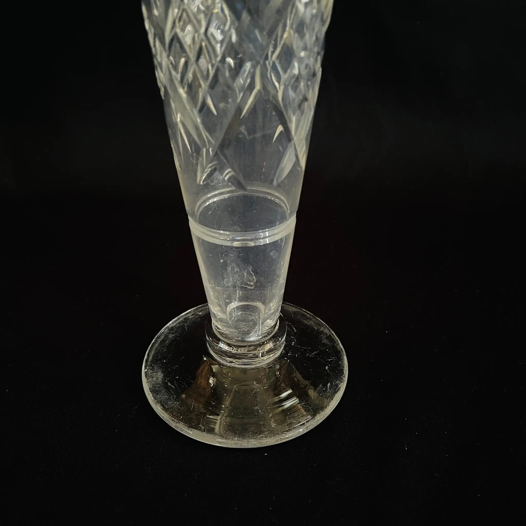 【アンティーク】 フラワーベース / ガラス