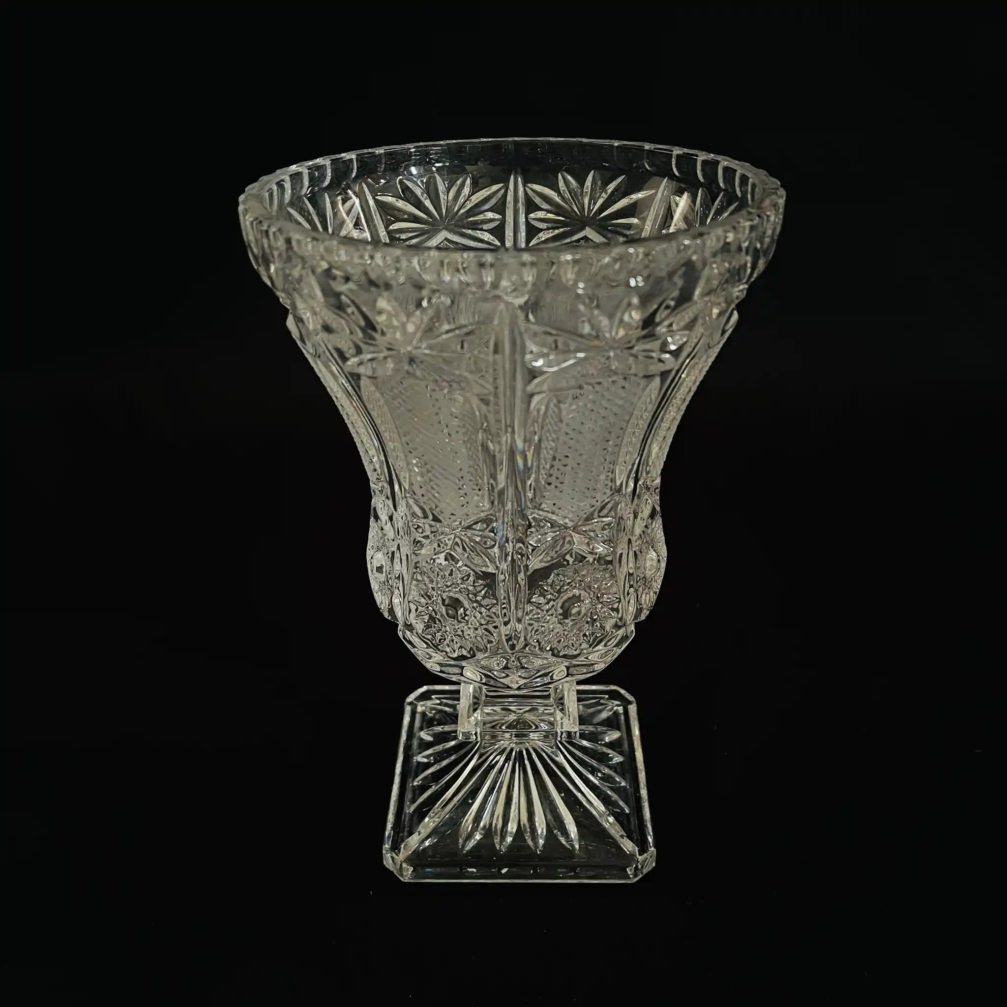 【アンティーク】 フラワーベース / ガラス